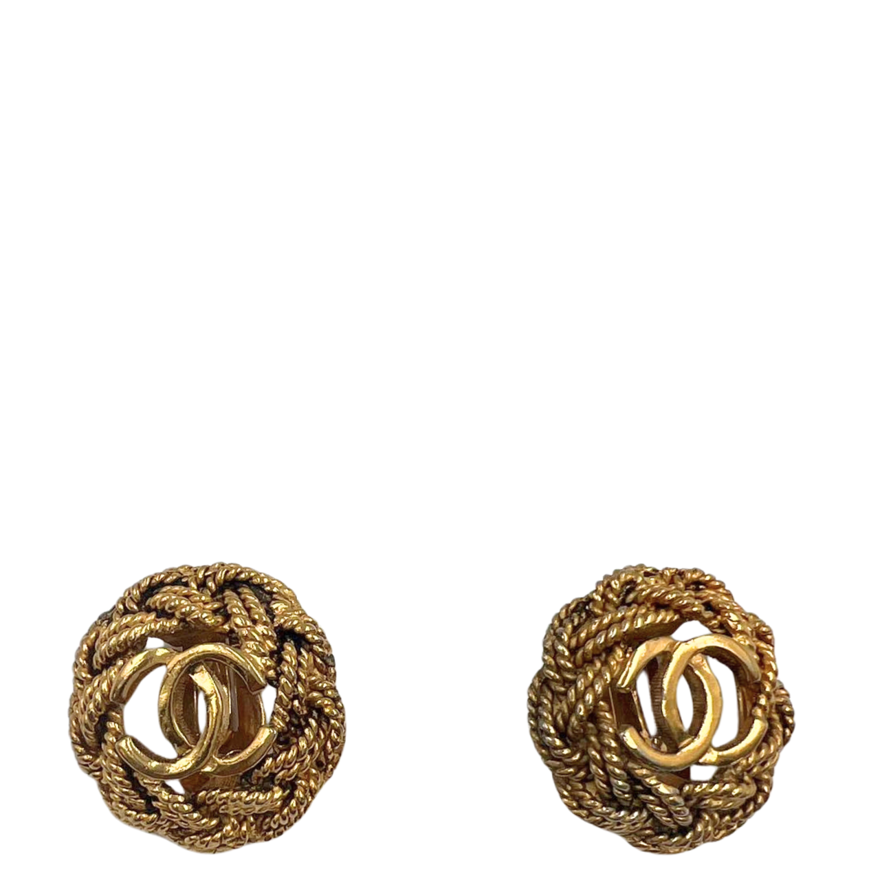 CHANEL<br>Co Co Mark Earrings