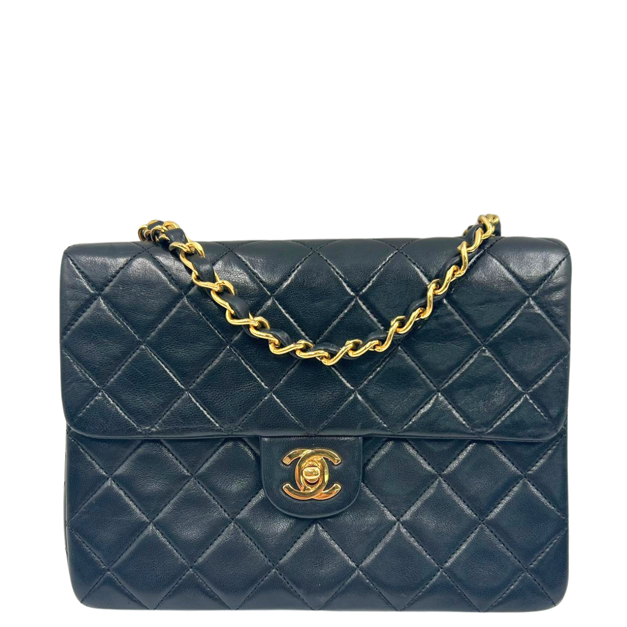 CHANEL<br> Matelassé Mini 20 Schultertasche mit Kette