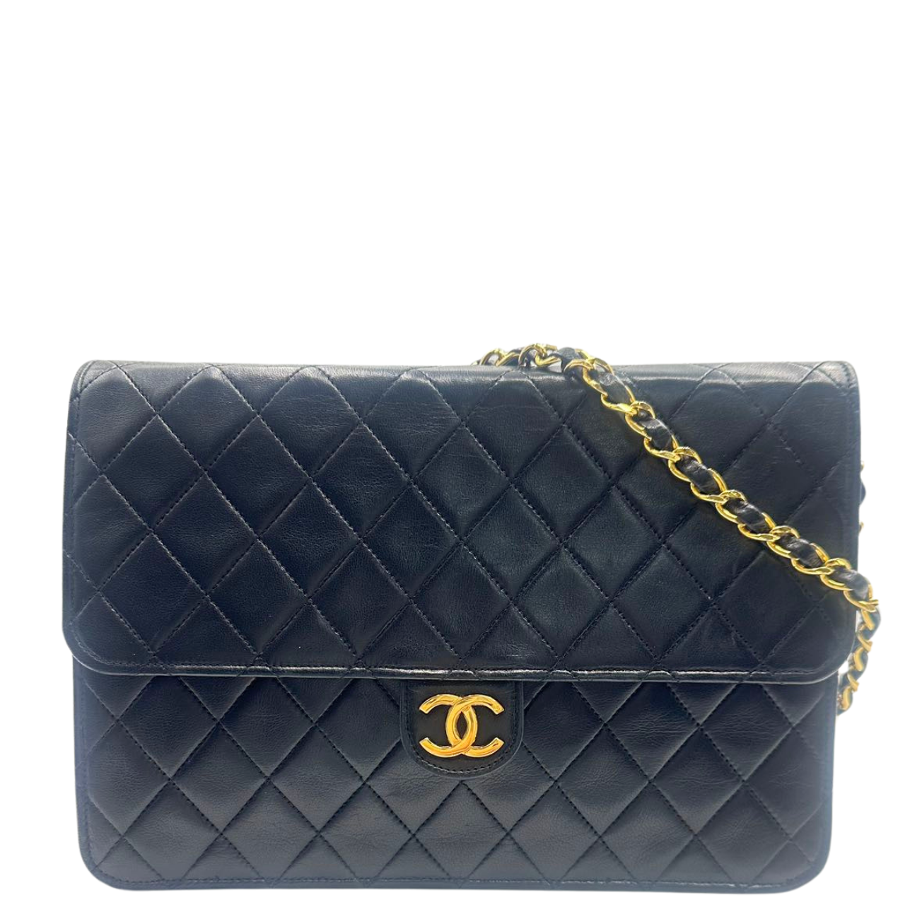 CHANEL<br> Matelassé-Umhängetasche mit Kette