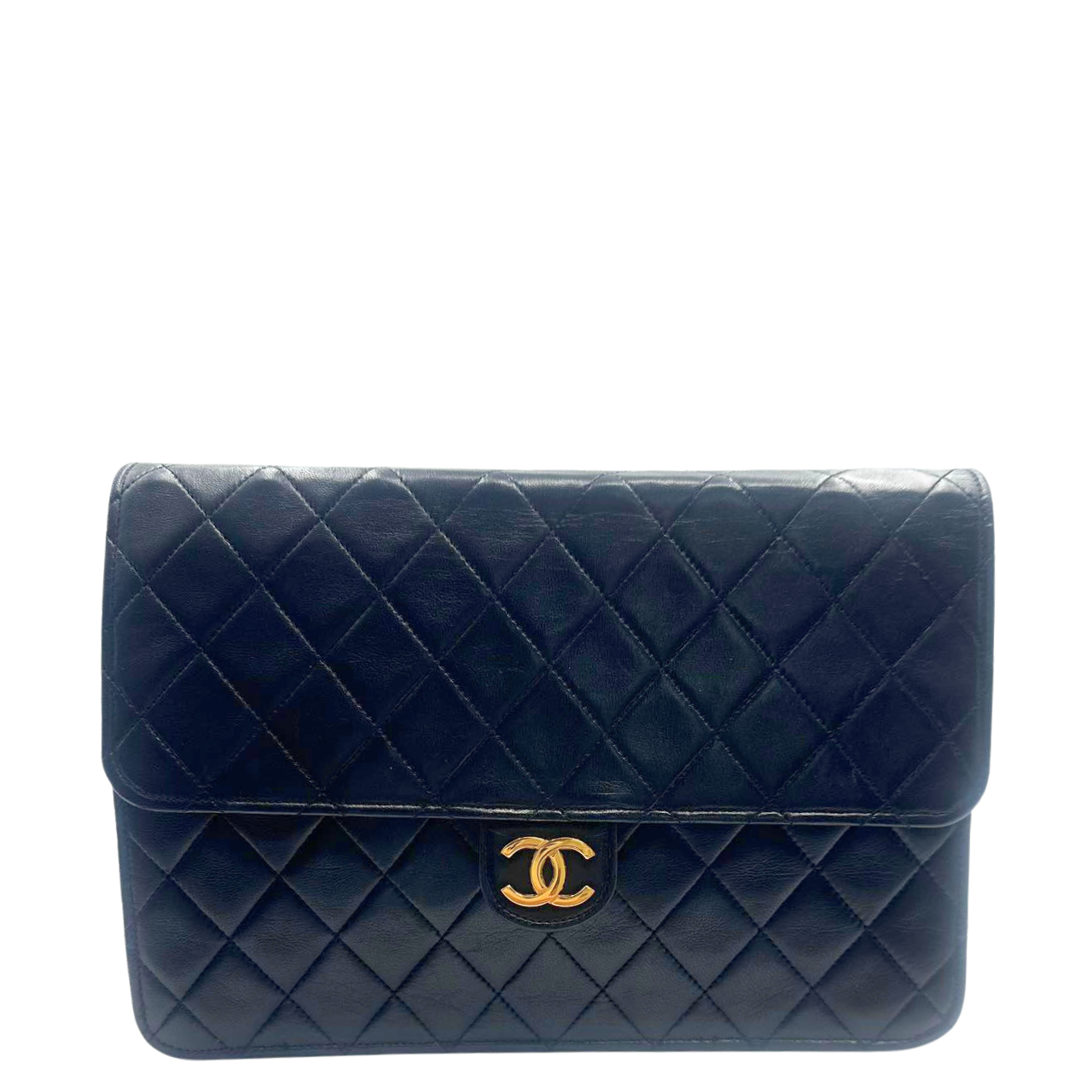 CHANEL<br> Matelassé-Umhängetasche mit Kette