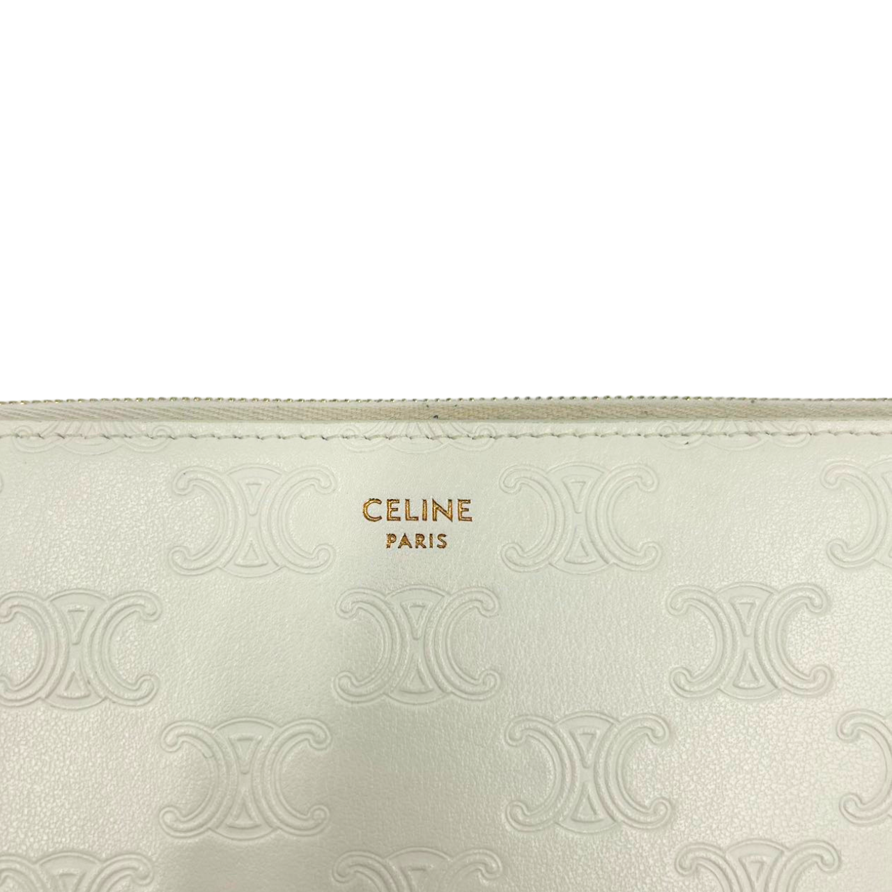 CELINE<br>Triomphe Embossed Wallet