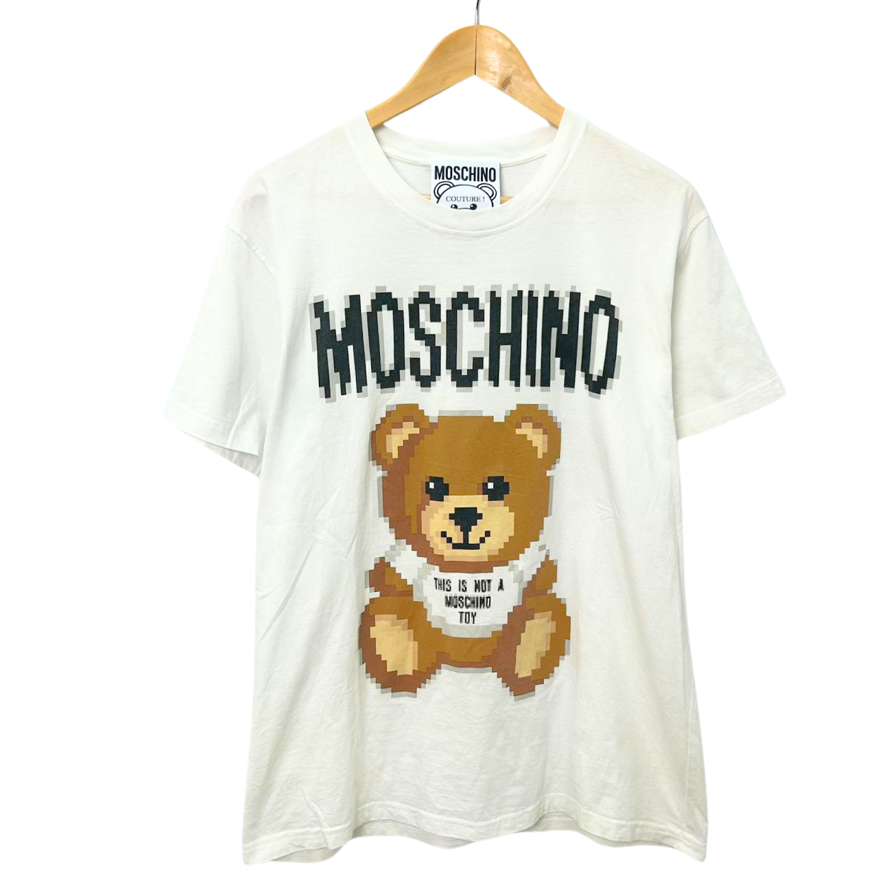 MOSCHINO<br> Teddybär-Pixel-T-Shirt