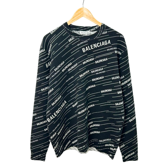 BALENCIAGA<br>Crewneck Jacquard Knit