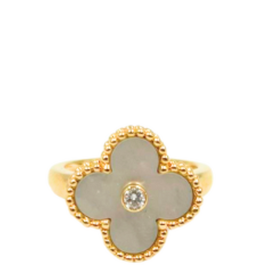 VAN CLEEF ＆ARPELS<br>Alhambra 750 Ring Diamond 6.1G