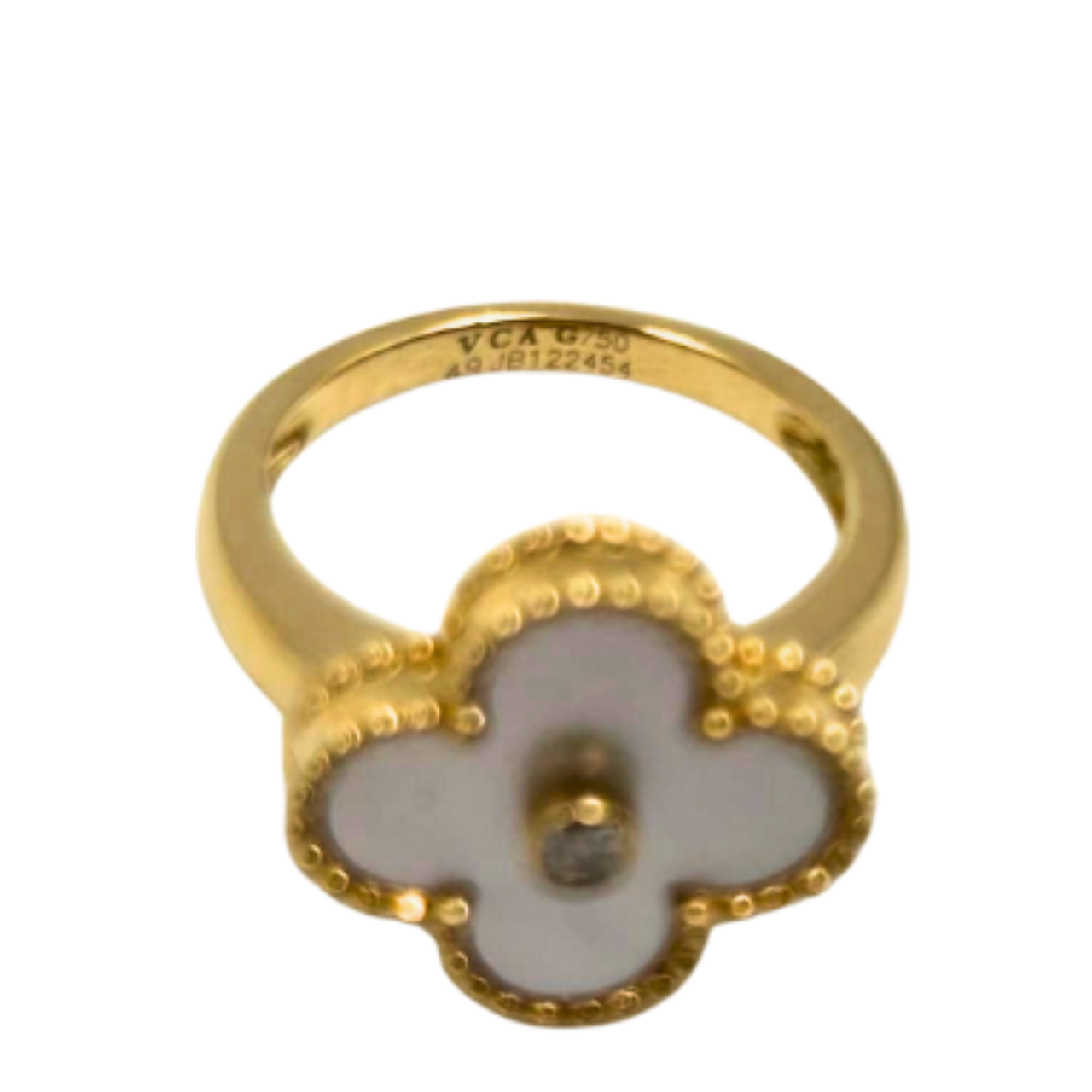 VAN CLEEF &amp; ARPELS<br> Alhambra 750 Ring Diamant 6,1G