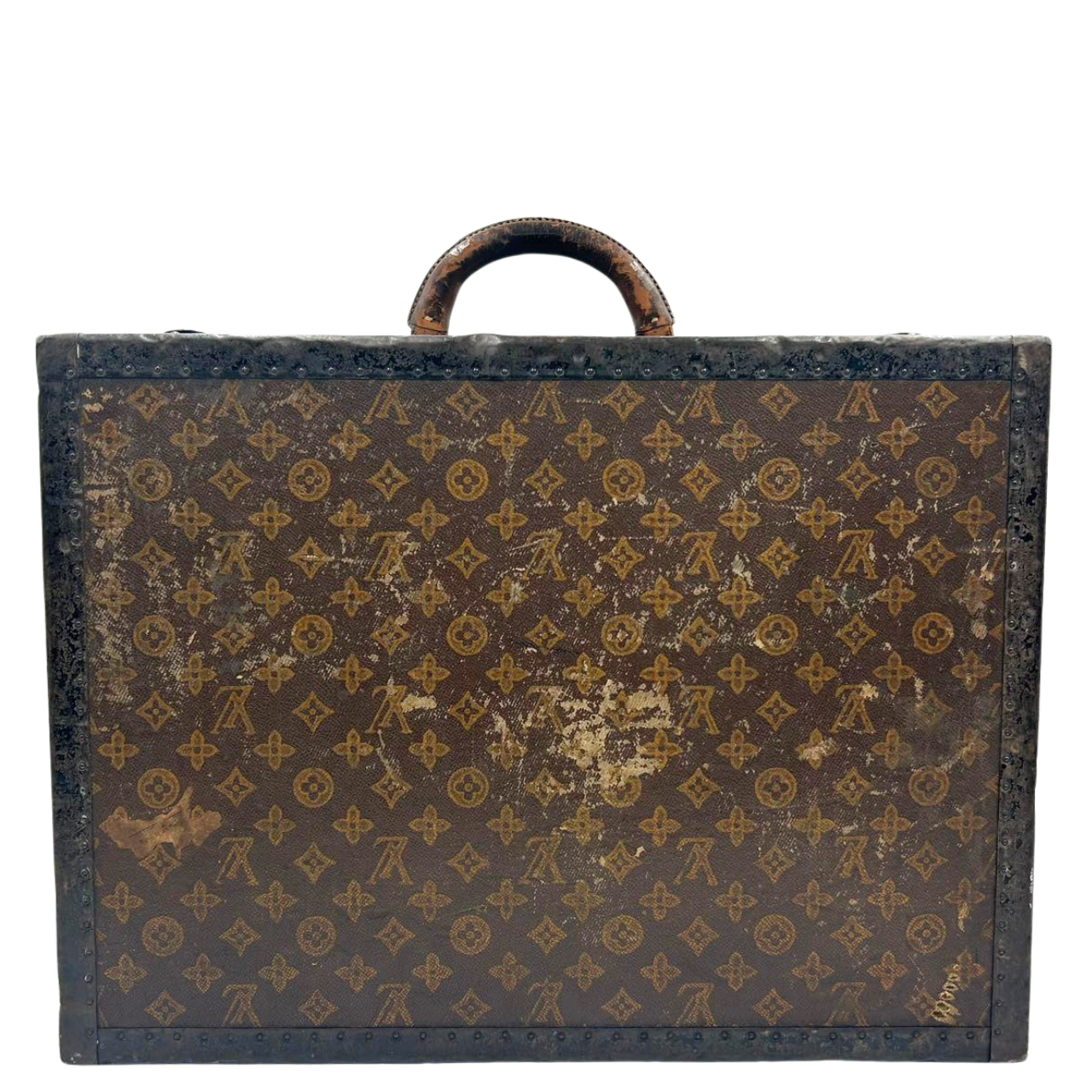 LOUIS VUITTON<br> Koffer mit Monogramm