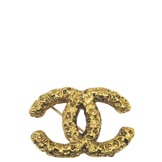 CHANEL<br>1993 Florentine CC Brooch