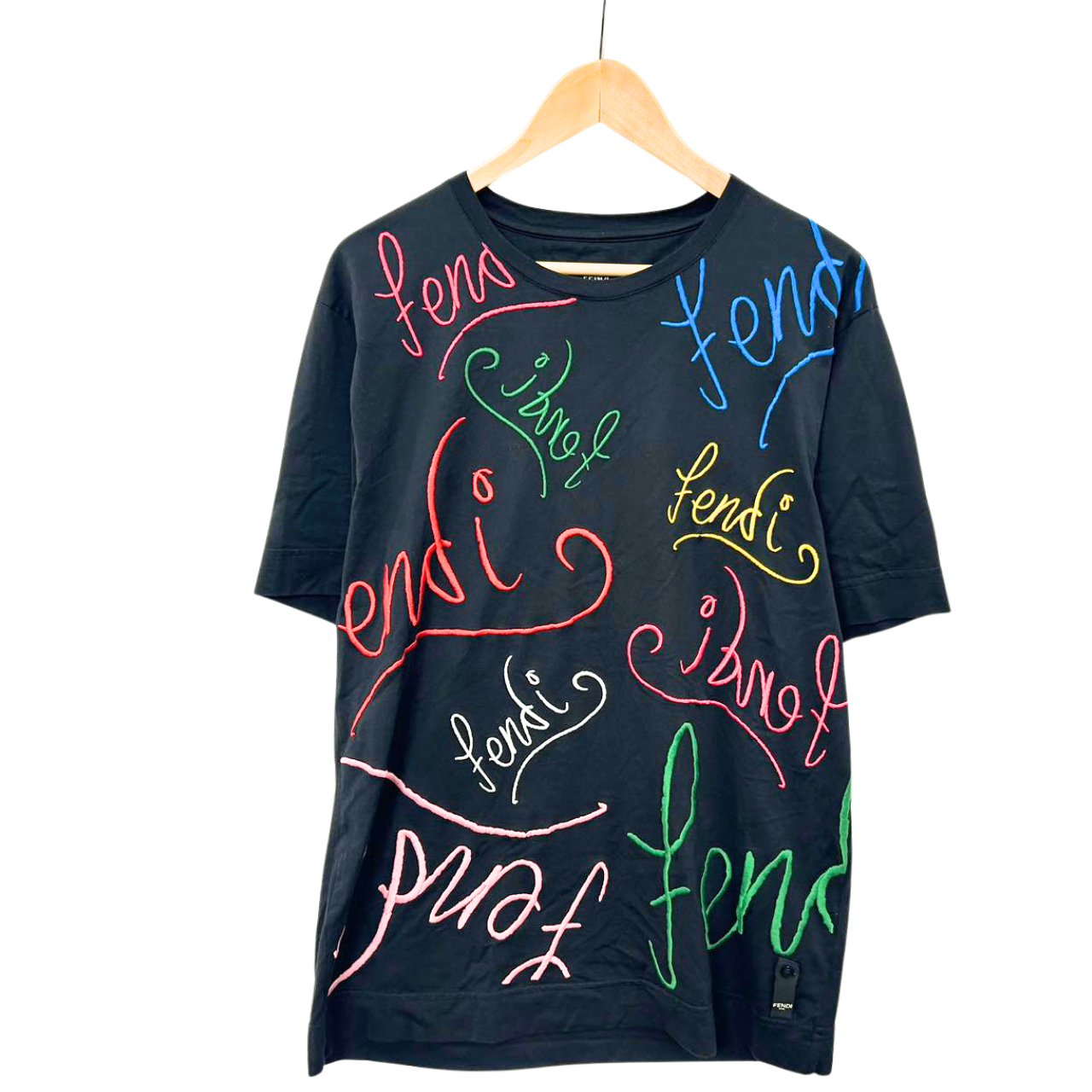 FENDI<br> x Noel Fielding T-Shirt mit Logo-Stickerei