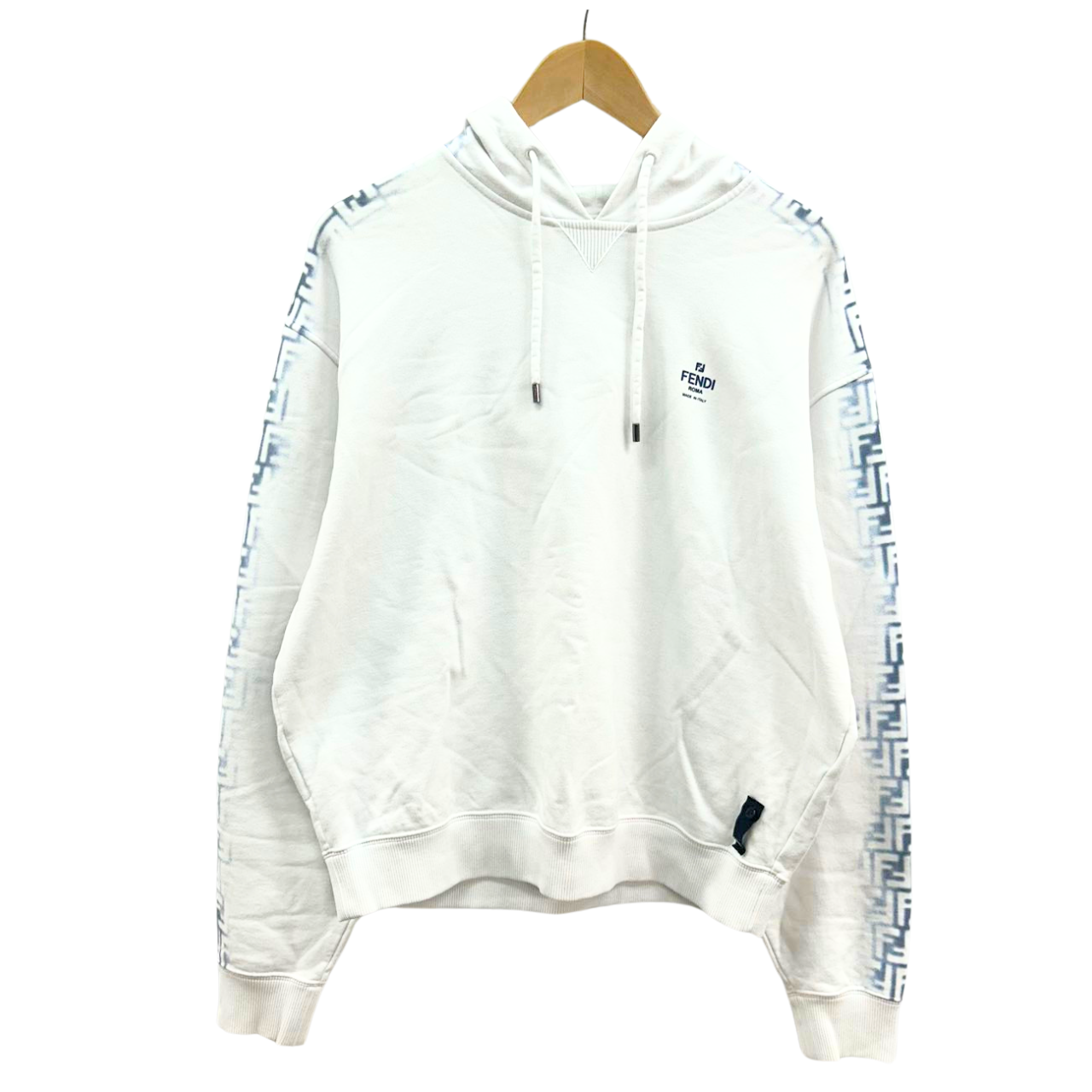 FENDI<br>Logo Print Hoodie