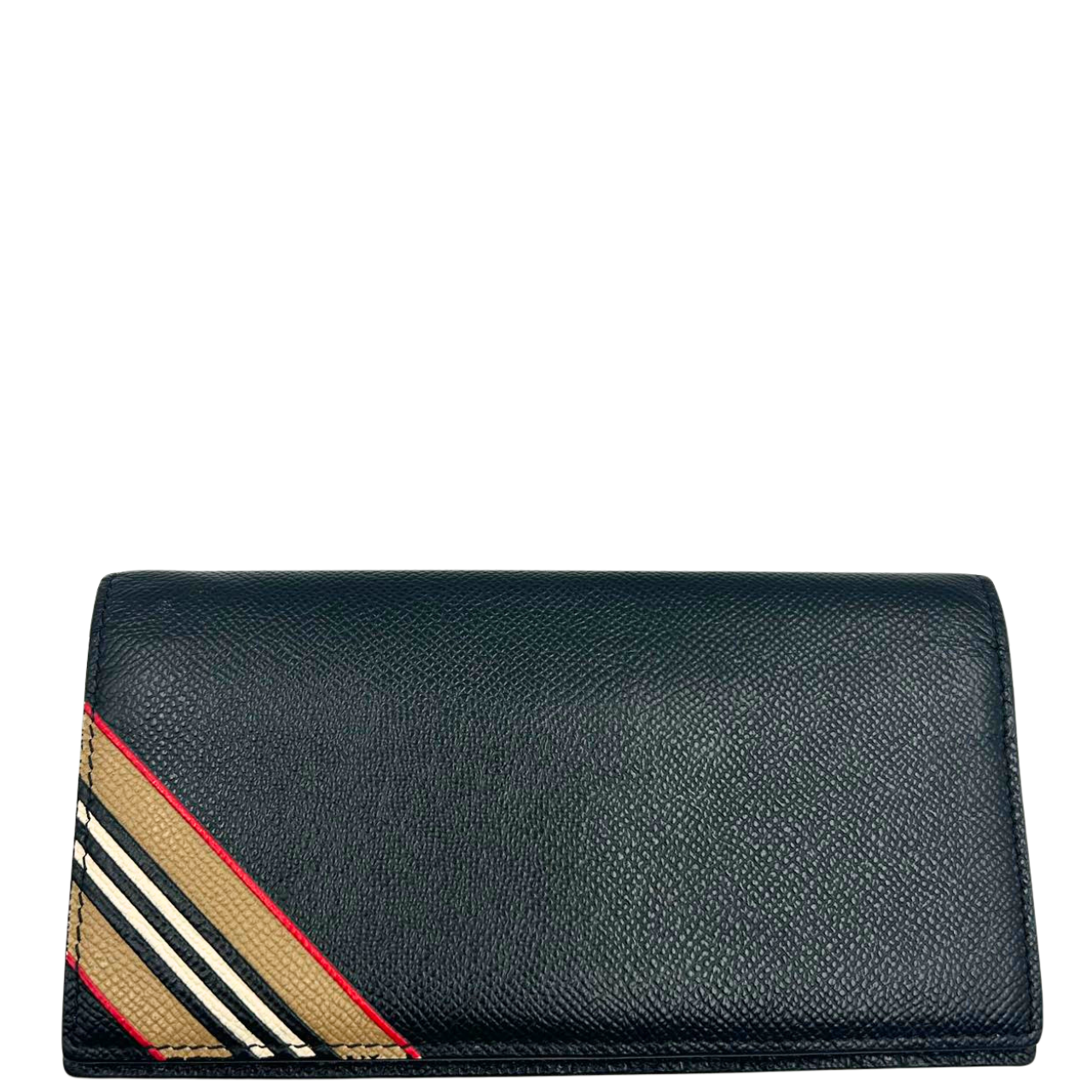 BURBERRY<br>Cavendish Leather Long Wallet