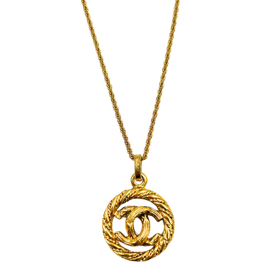 CHANEL<br>Co Co Mark Necklace