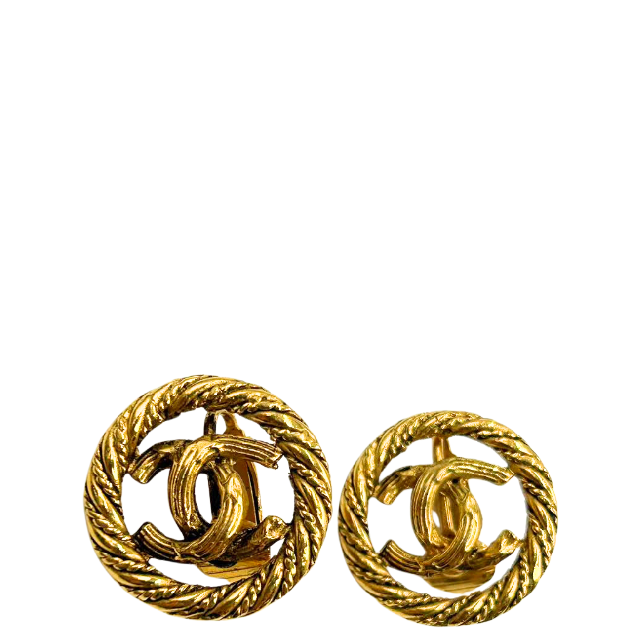 CHANEL<br>Co Co Mark Earrings