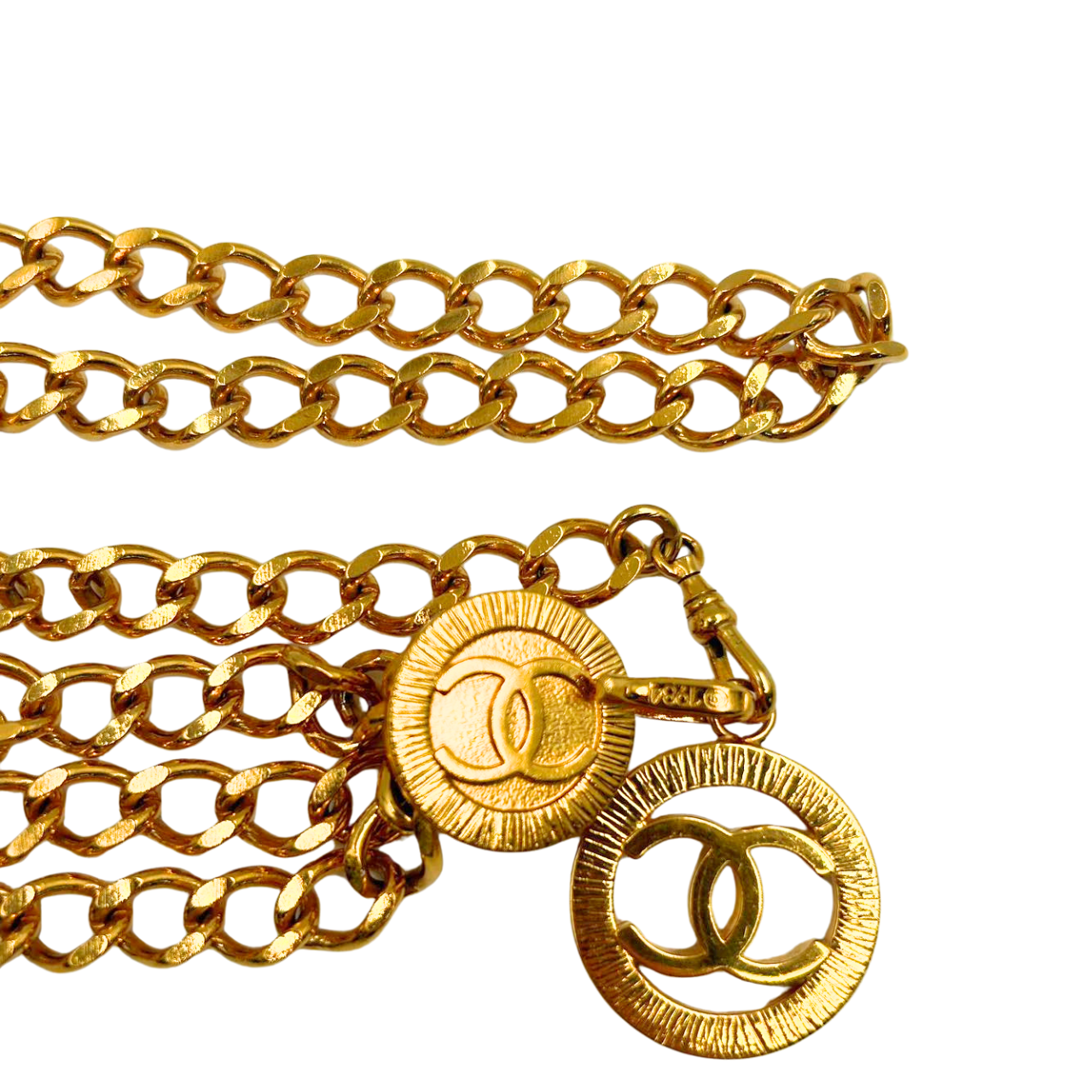 CHANEL<br>Co Co Mark Chain Link Belt