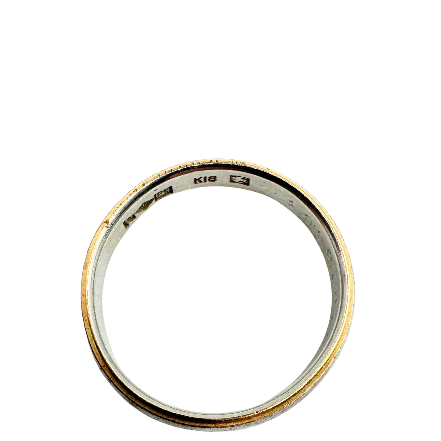 No Brand <br> K18/PT900 Ring