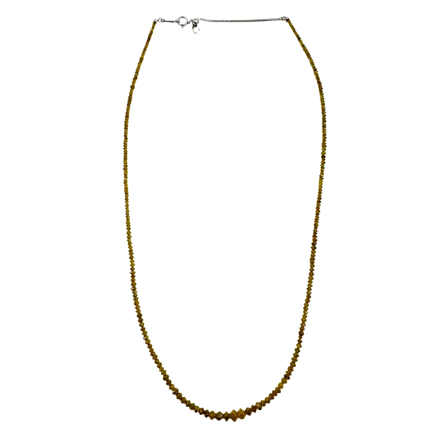 No Brand <br> K18WG Necklace D22.1