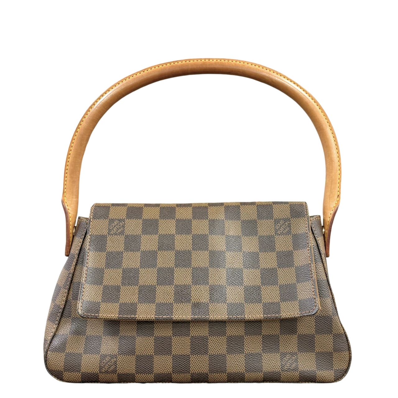 LOUIS VUITTON <br> Damier Mini Looping Ebene