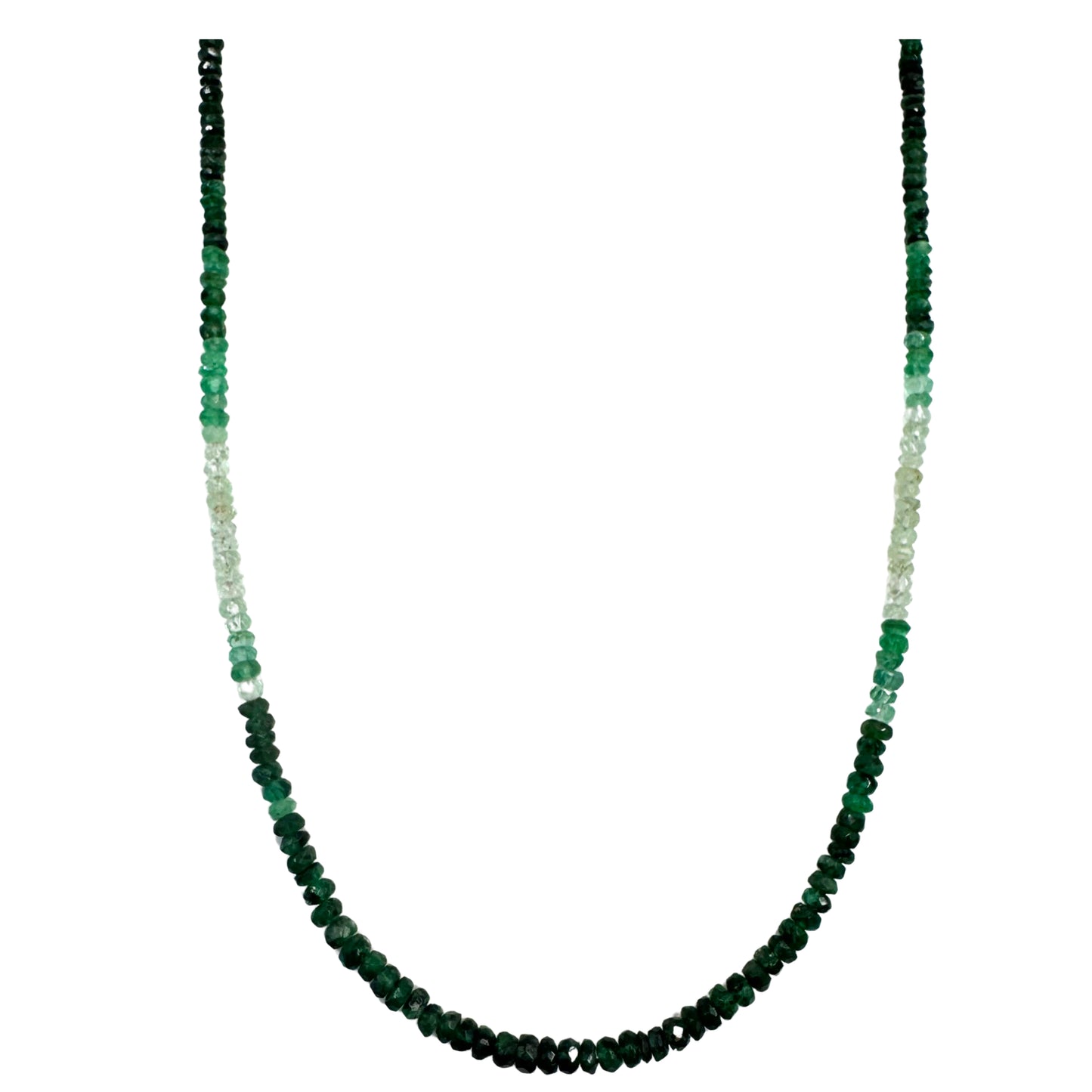 No Brand <br> SV925 Emerald Necklace