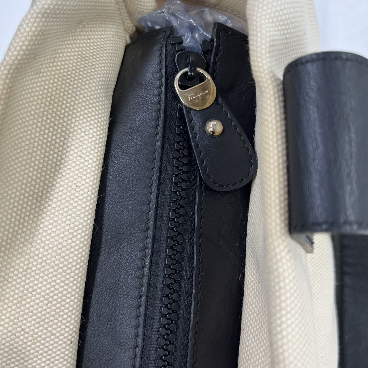 FERRAGAMO<br>Canvas Hand Bag