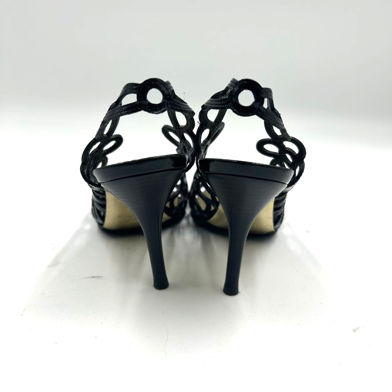 LOUIS VUITTON<br>Patent Leather Strappy Sandals