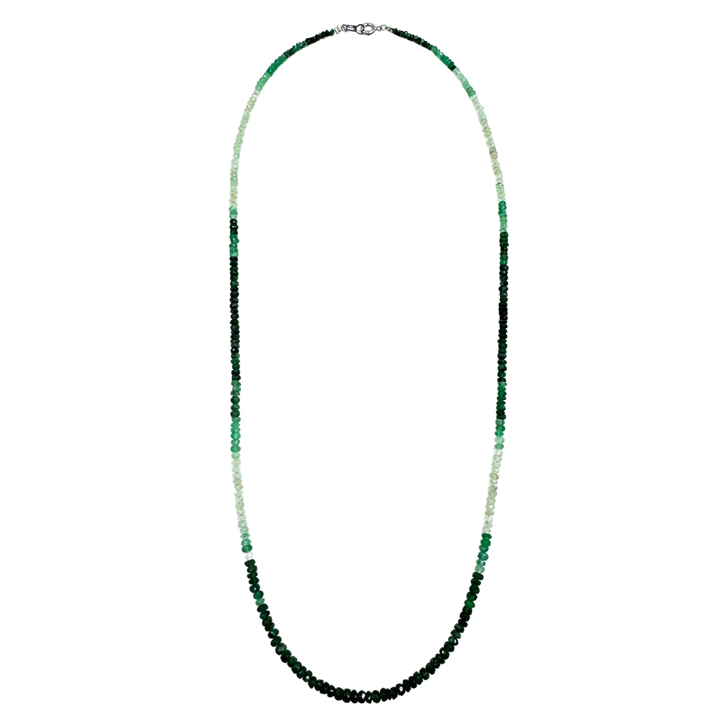 No Brand <br> SV925 Emerald Necklace