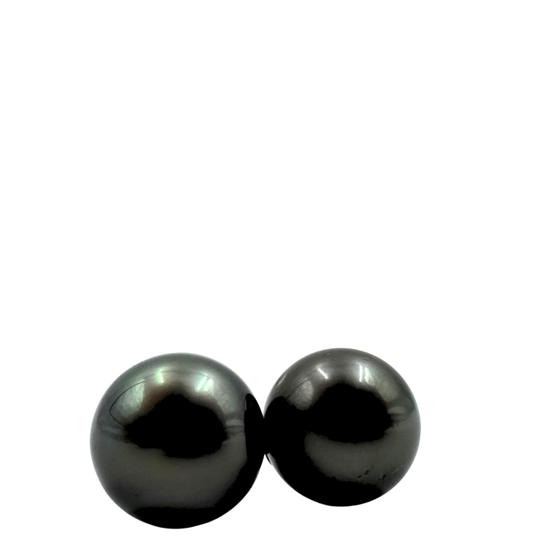 No Brand <br> K14WG Earrings Pearl 11.8mm