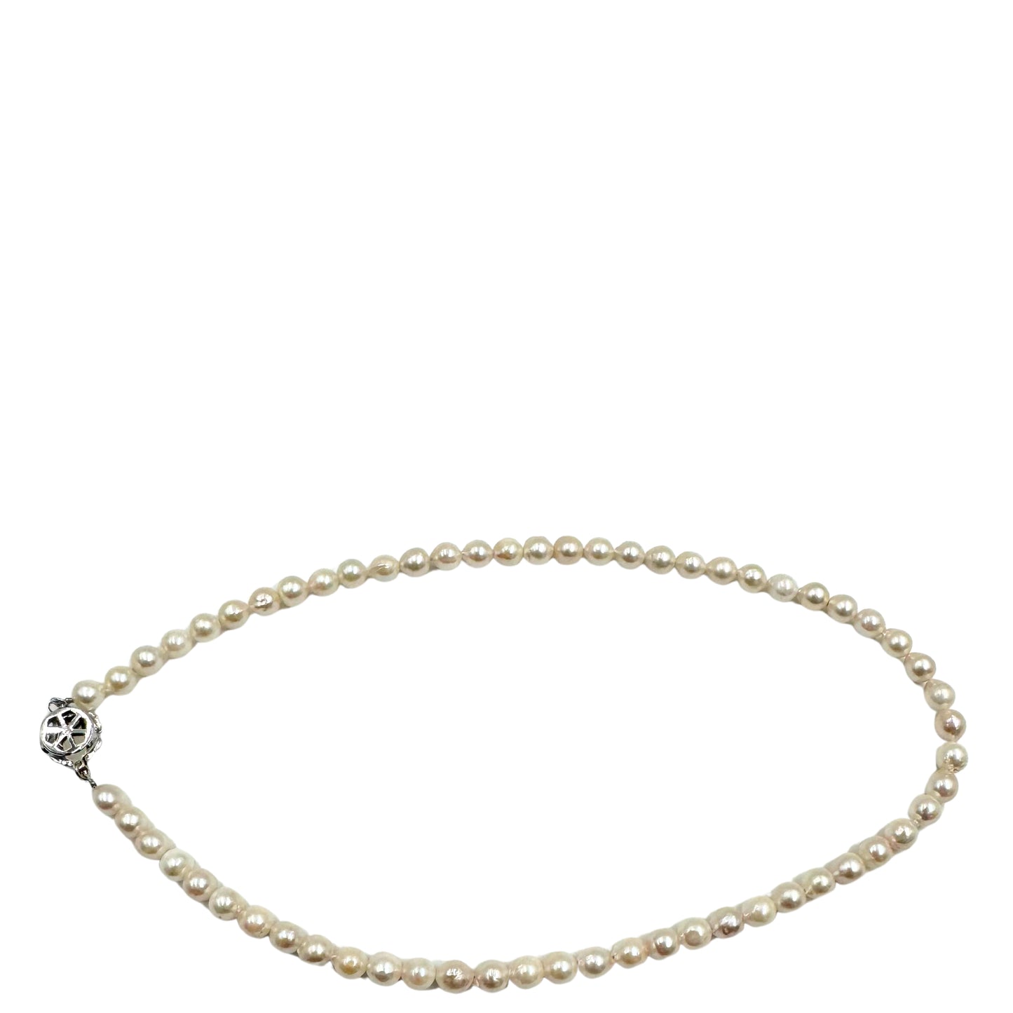 No Brand <br> SV Pearl Necklace 6-6.5mm