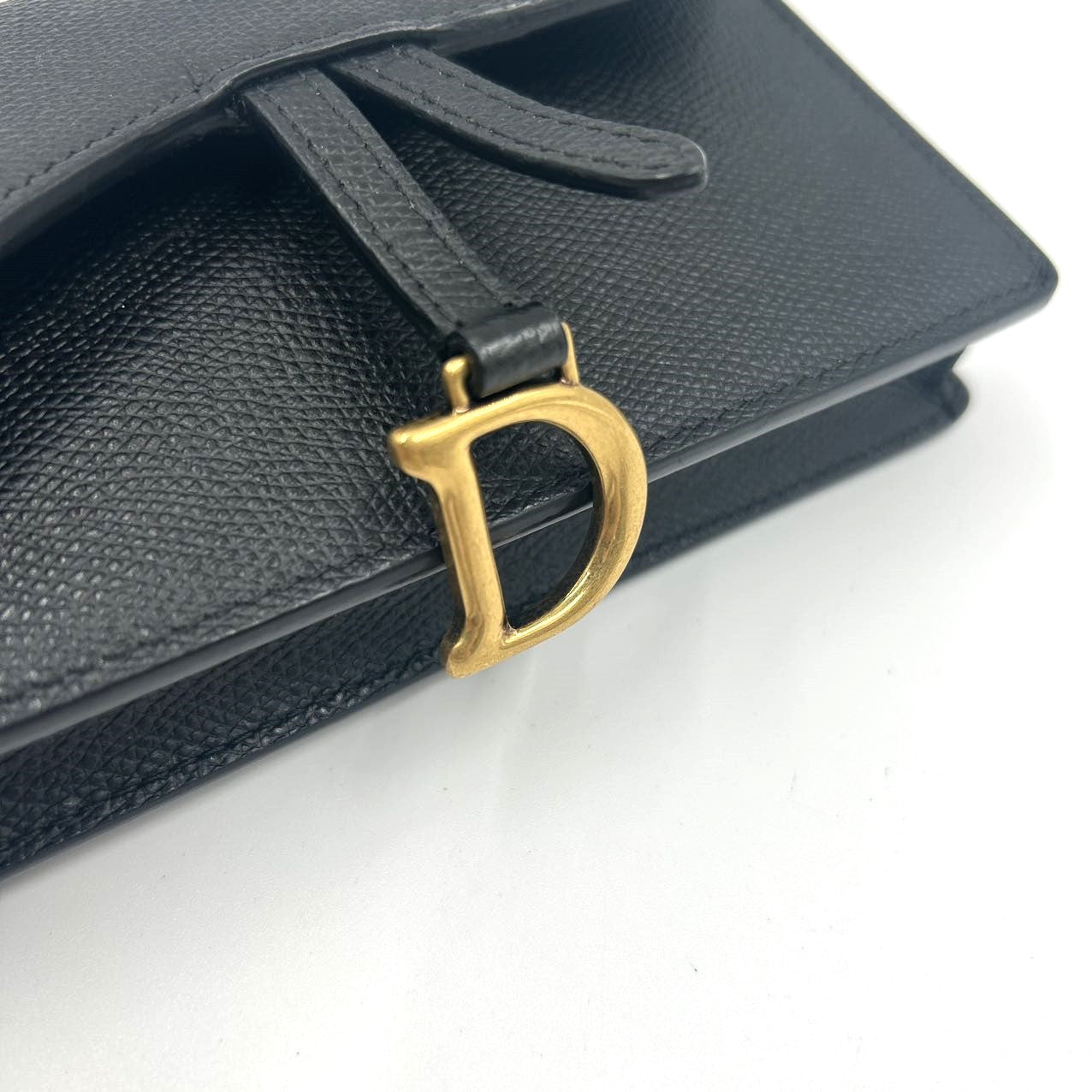 CHRISTIAN DIOR<br>Saddle Belt Pouch BLK