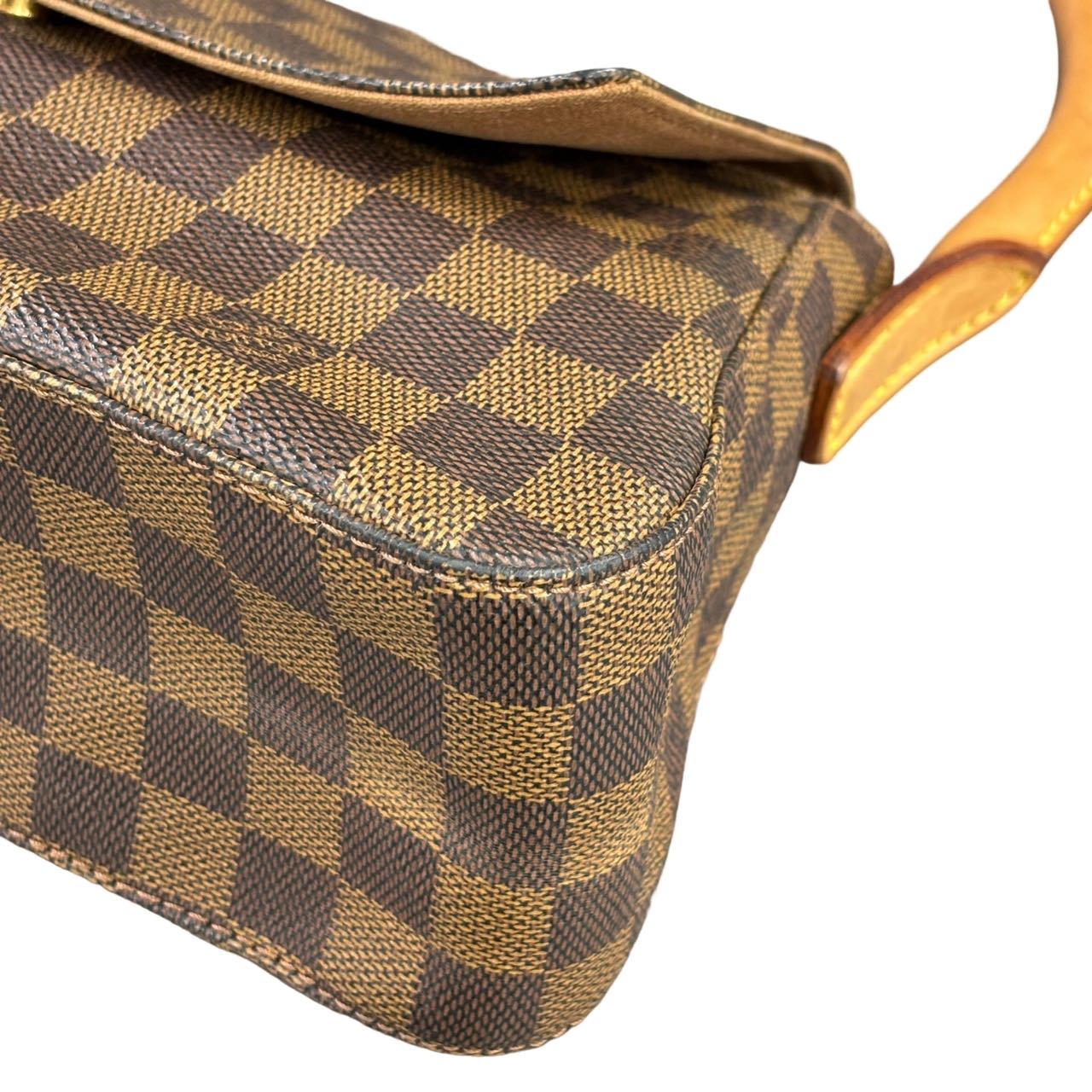 LOUIS VUITTON <br> Damier Mini Looping Ebene