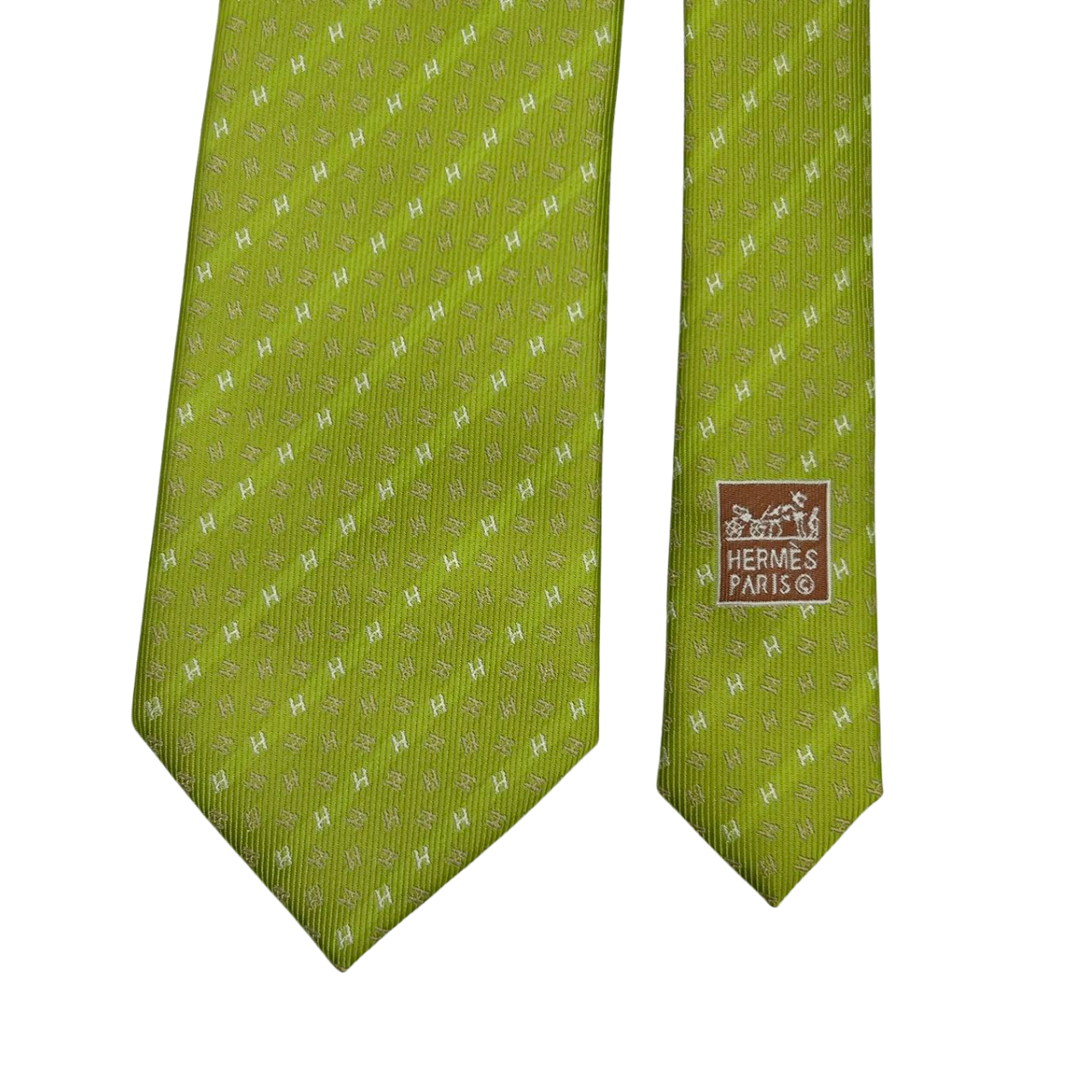 HERMES<br>H Logo Tie