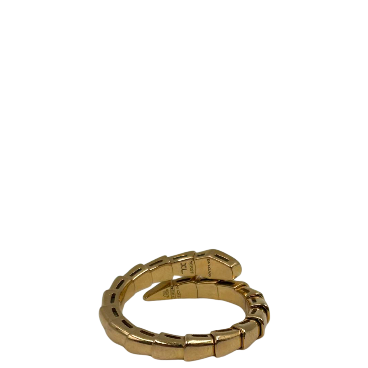 BVLGARI<br>750PG  Gold Serpenti Viper Ring #16