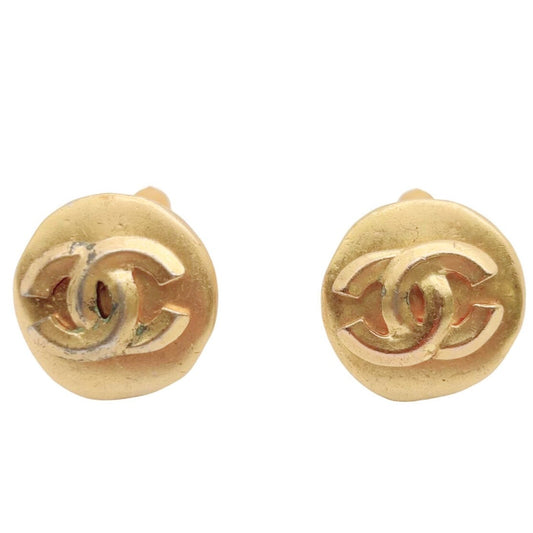 CHANEL<br> Boucles d'oreilles CC Or