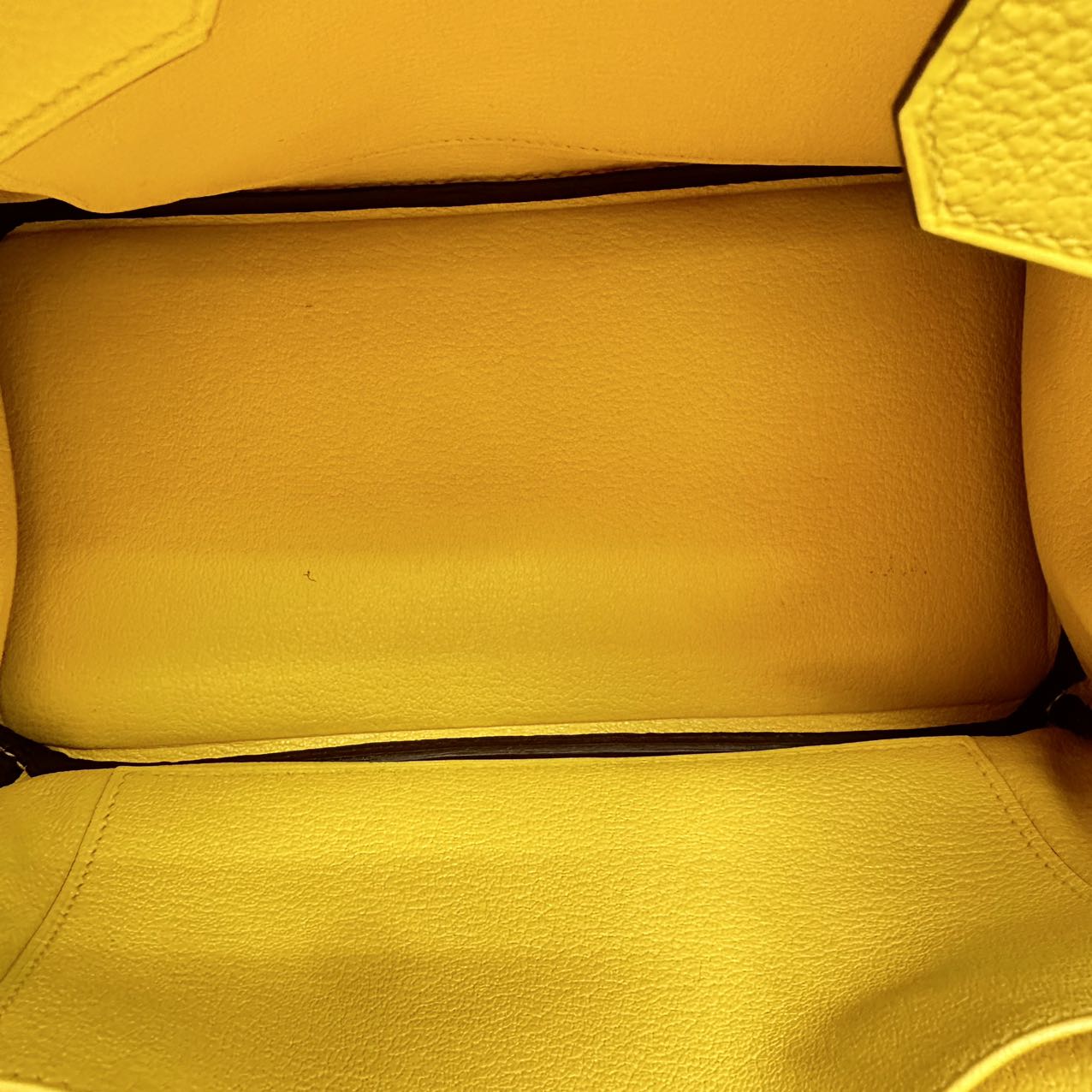 HERMES<br>  Birkin 25 Jaune De Naple D stamp