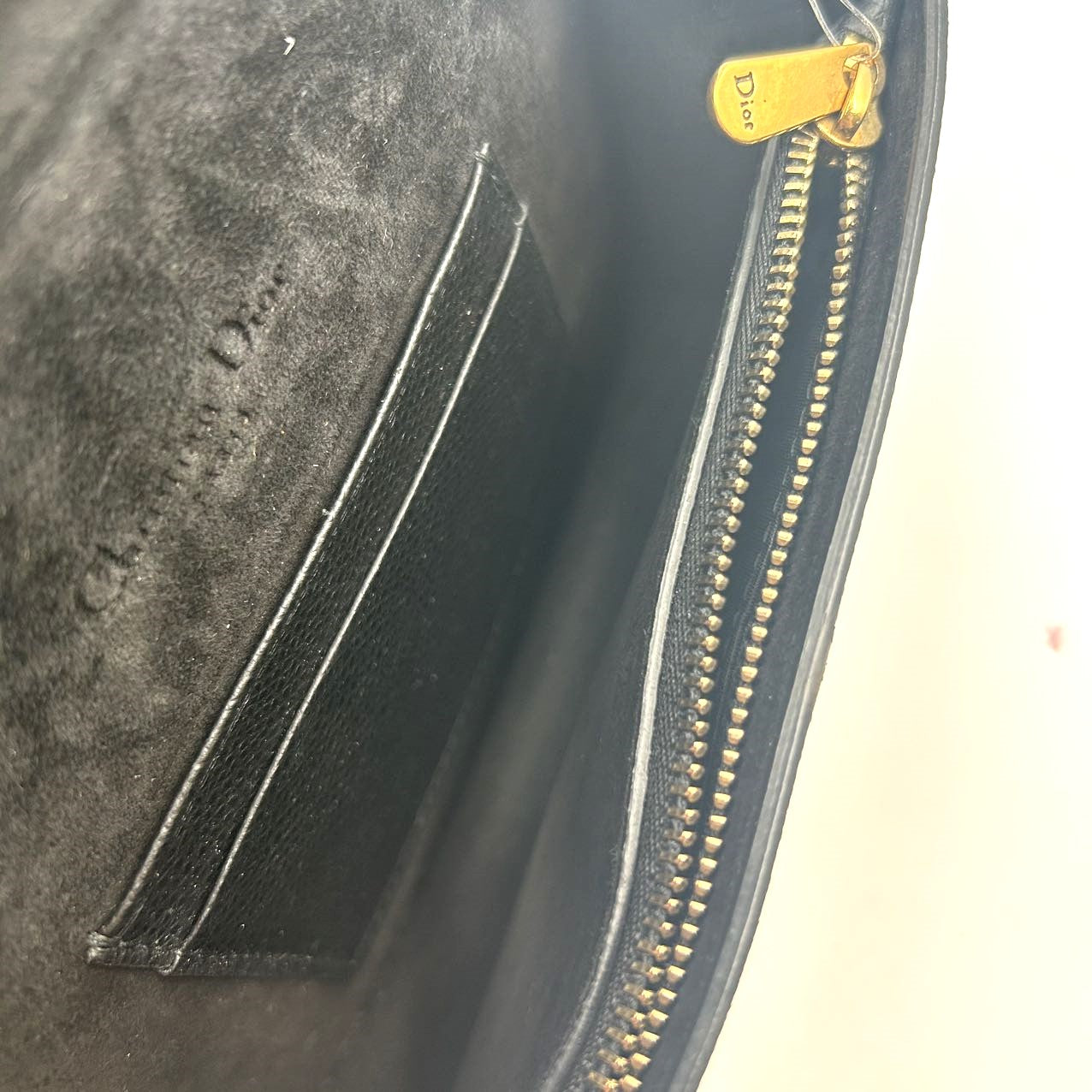 CHRISTIAN DIOR<br> Sattelgürteltasche BLK