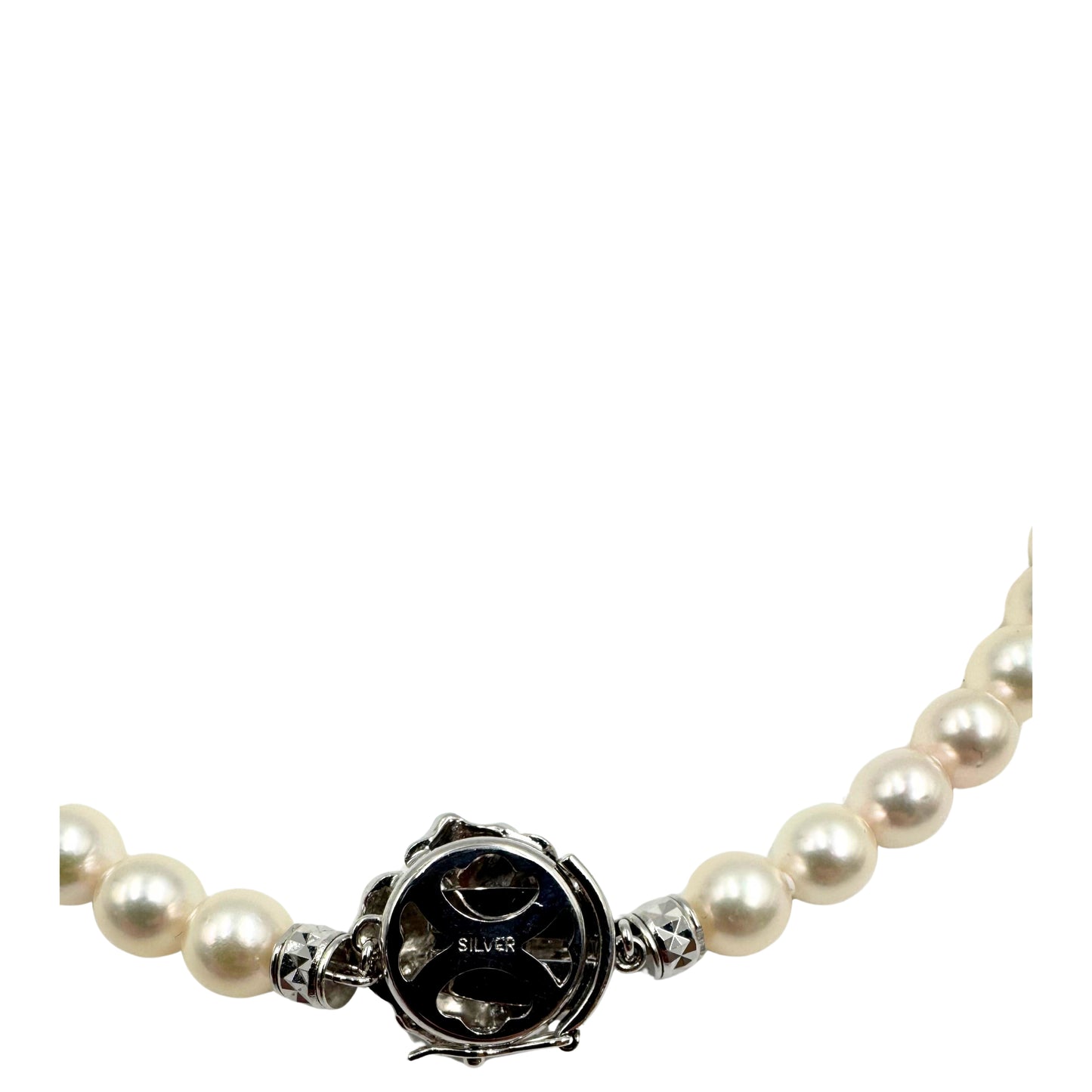 No Brand <br> SV Necklace Akoya Pearl 7.0-7.5mm