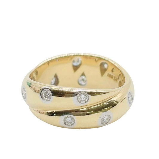 TIFFANY & Co. <br> Dots Twist Diamond Ring