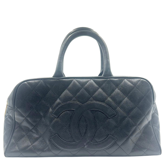 CHANEL<br>Caviar skin Hand Bag