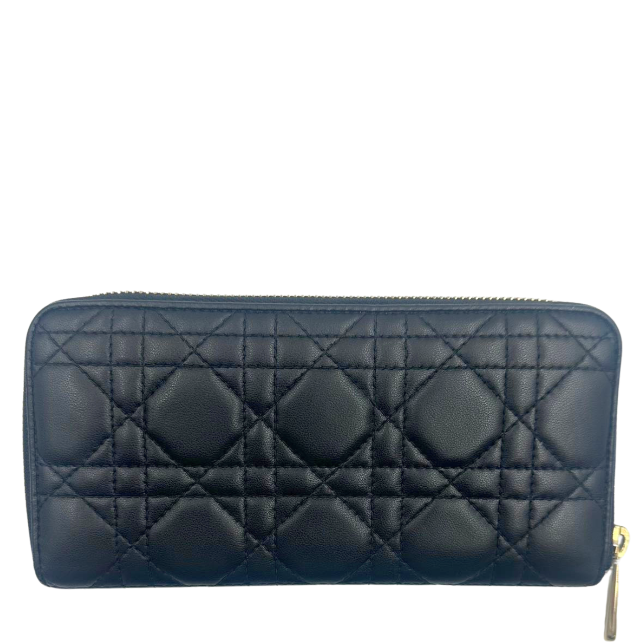 DIOR<br>Lady Dior Voyageur Zip Wallet