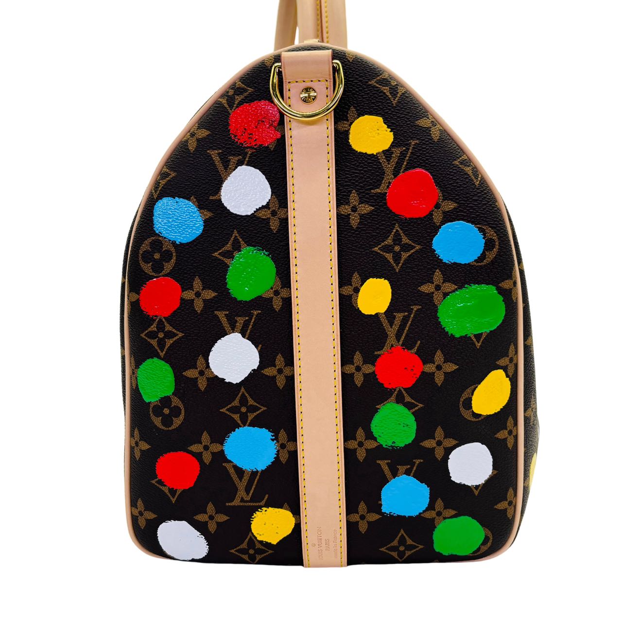 LOUIS VUITTON <br> Yayoi Kusama Keepall Bandouliere45