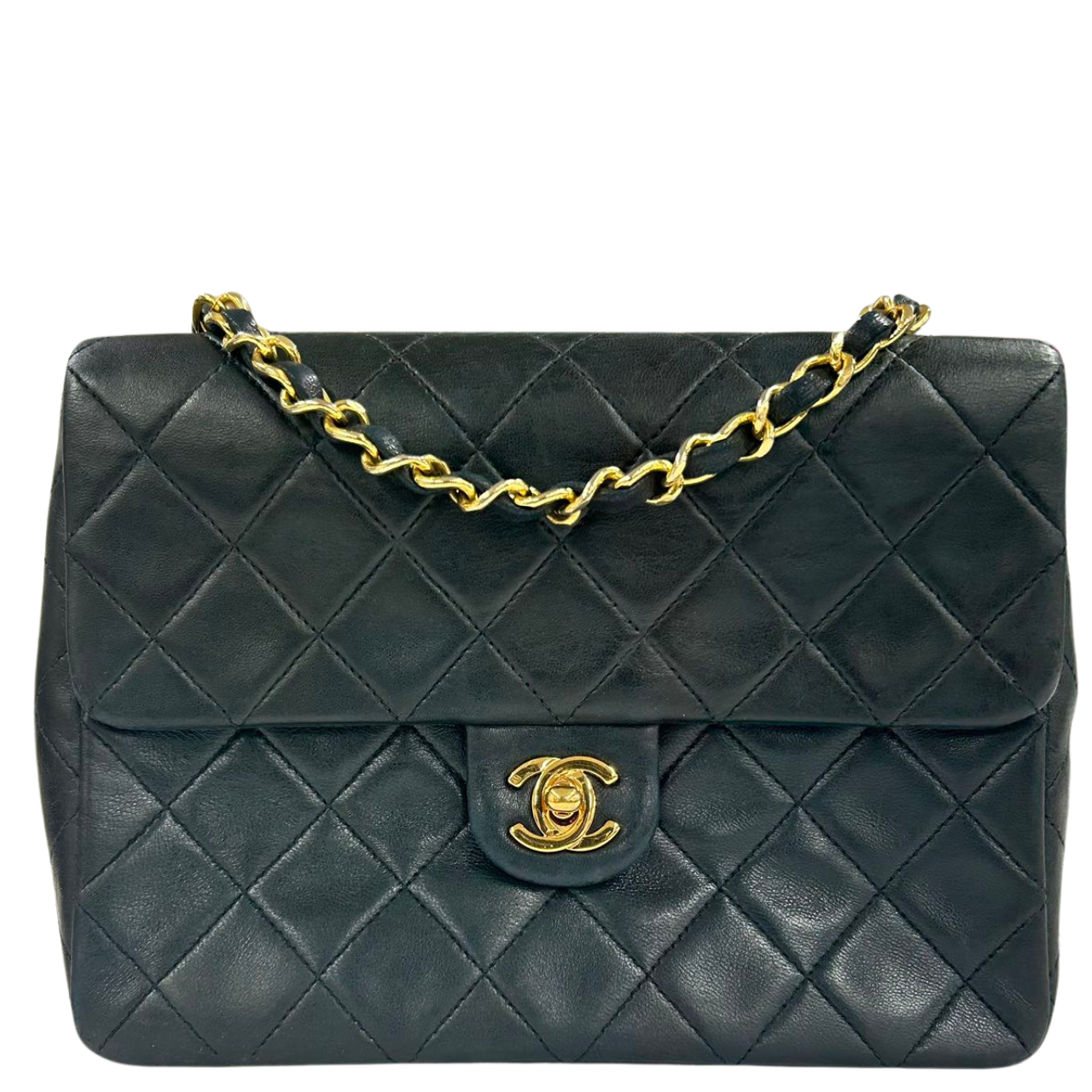 CHANEL<br> Matelassé-Umhängetasche mit Kette