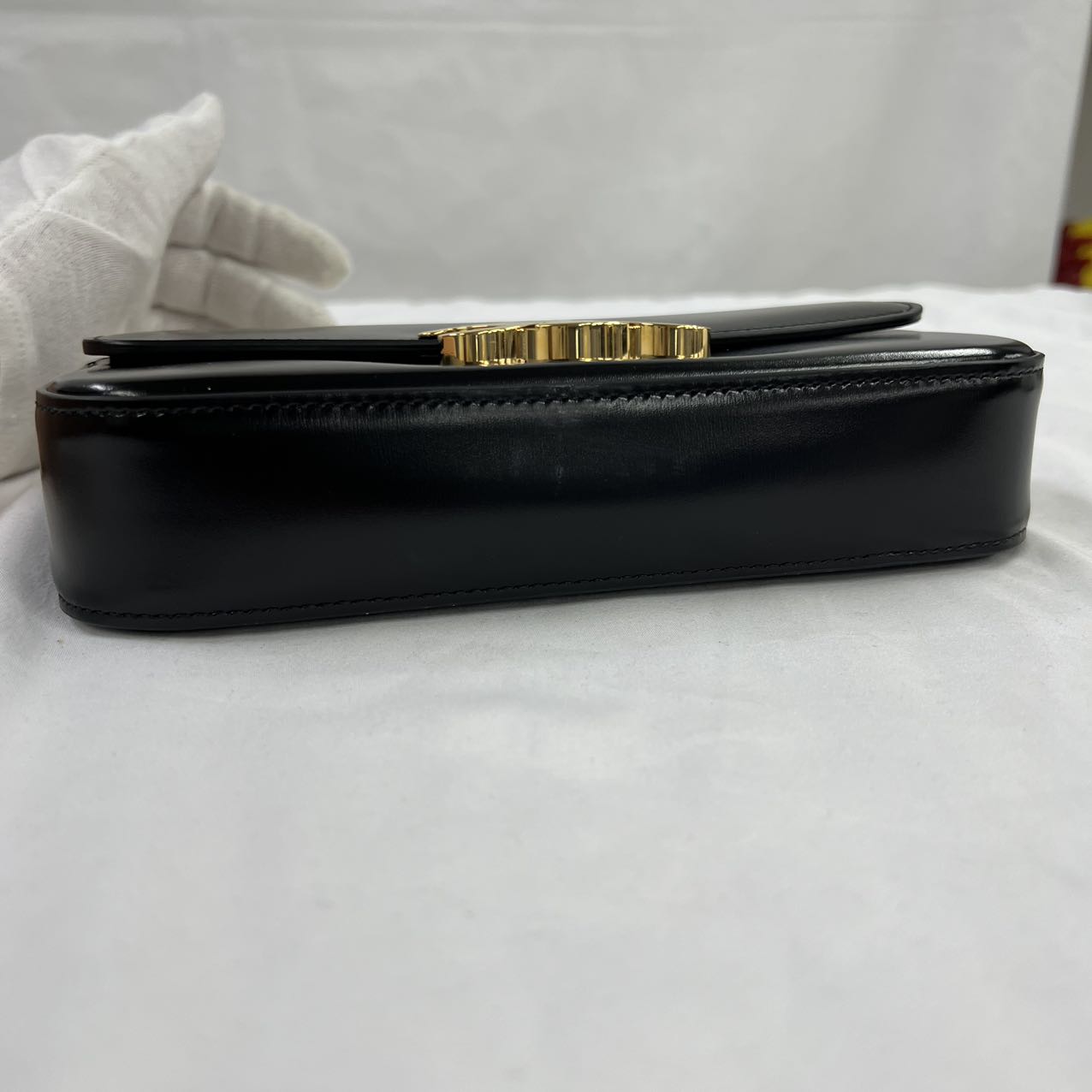 CELINE<br>Triomphe Chain Shoulder Bag