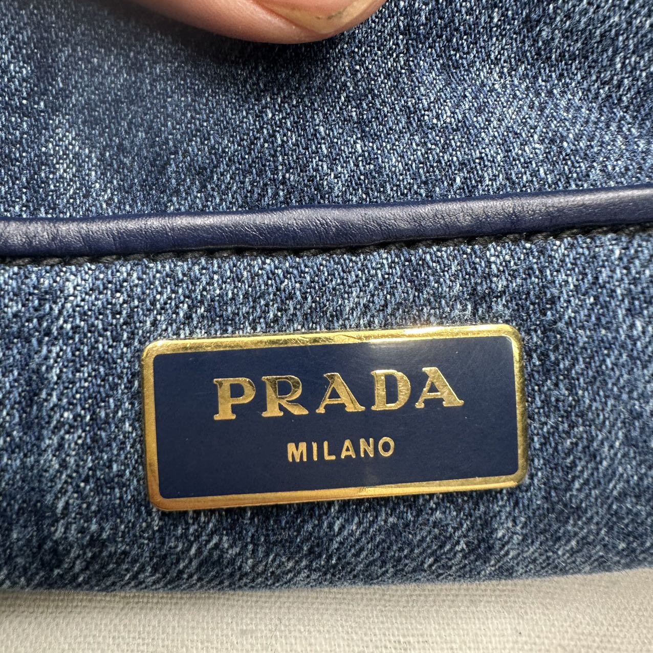 PRADA<br> Canapa Denim Tasche