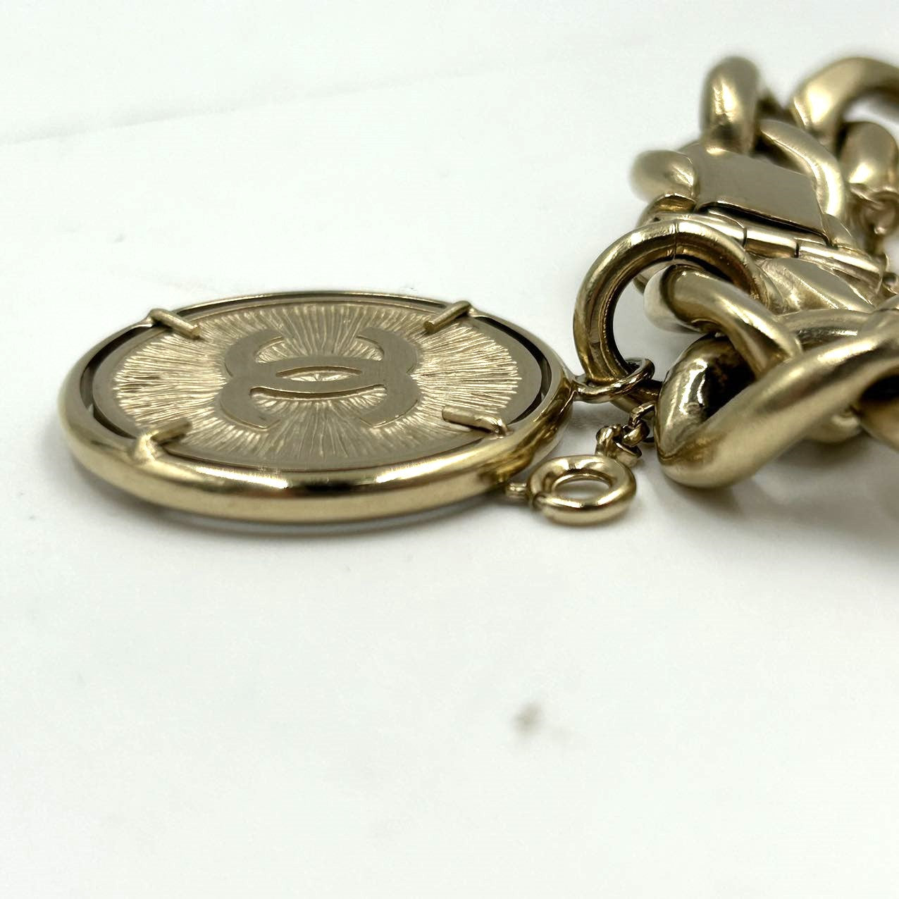 CHANEL<br> Medallion Chain Bracelet