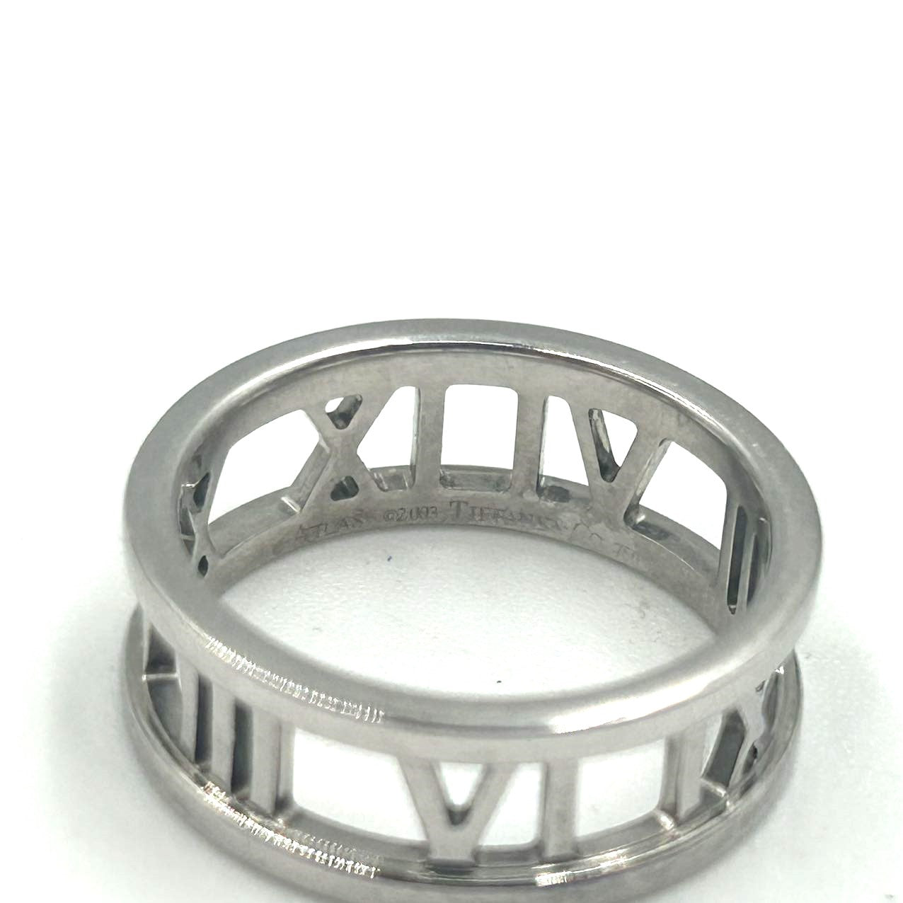 TIFFANY & Co. <br> 750WG Atlas Ring 5.2G