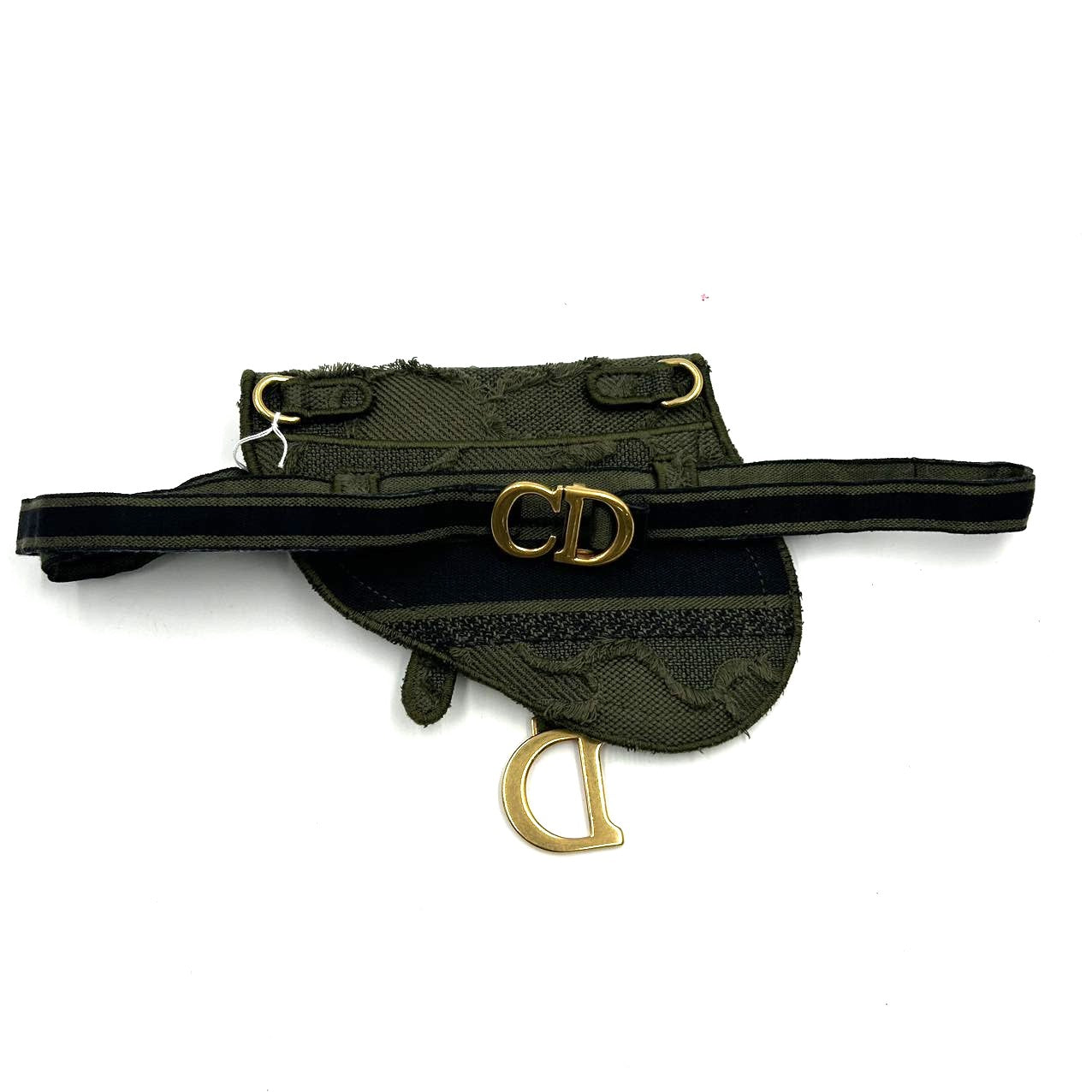 CHRISTIAN DIOR<br>Camouflage Saddle Belt Bag