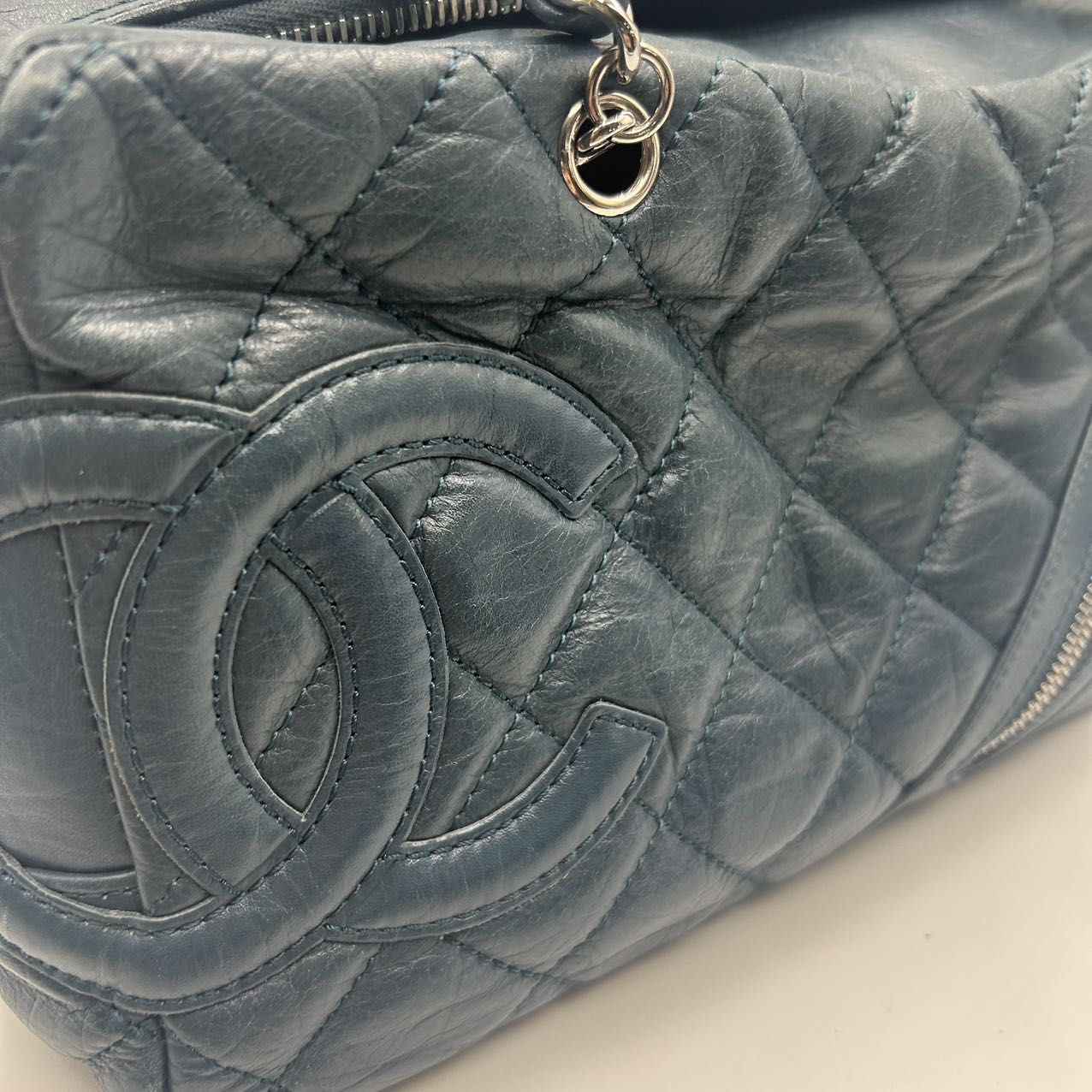 CHANEL<br> Cambon Ligne Umhängetasche mit Kette