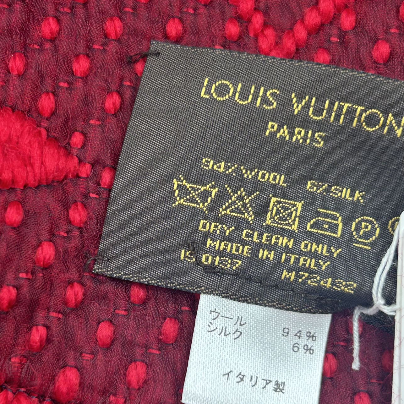 LOUIS VUITTON<br> Monogramm-Echarpe Logomania-Schal