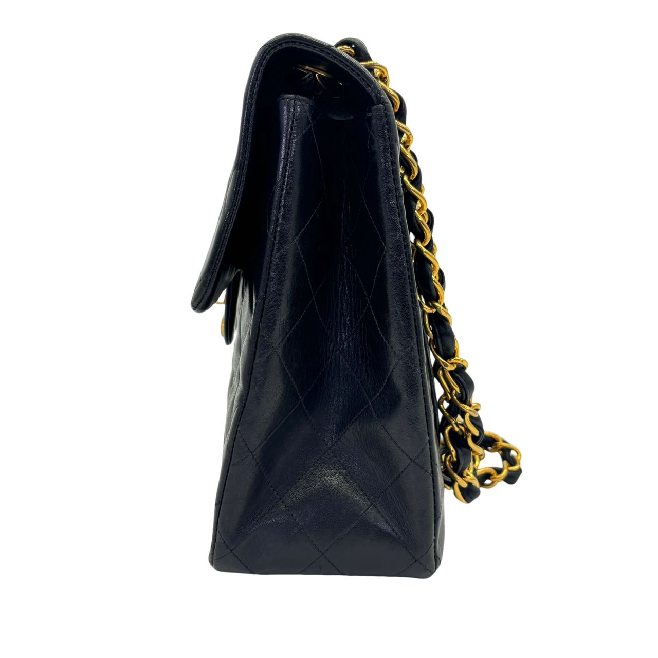 CHANEL <br> Matelasse Double Chain Shoulder Bag