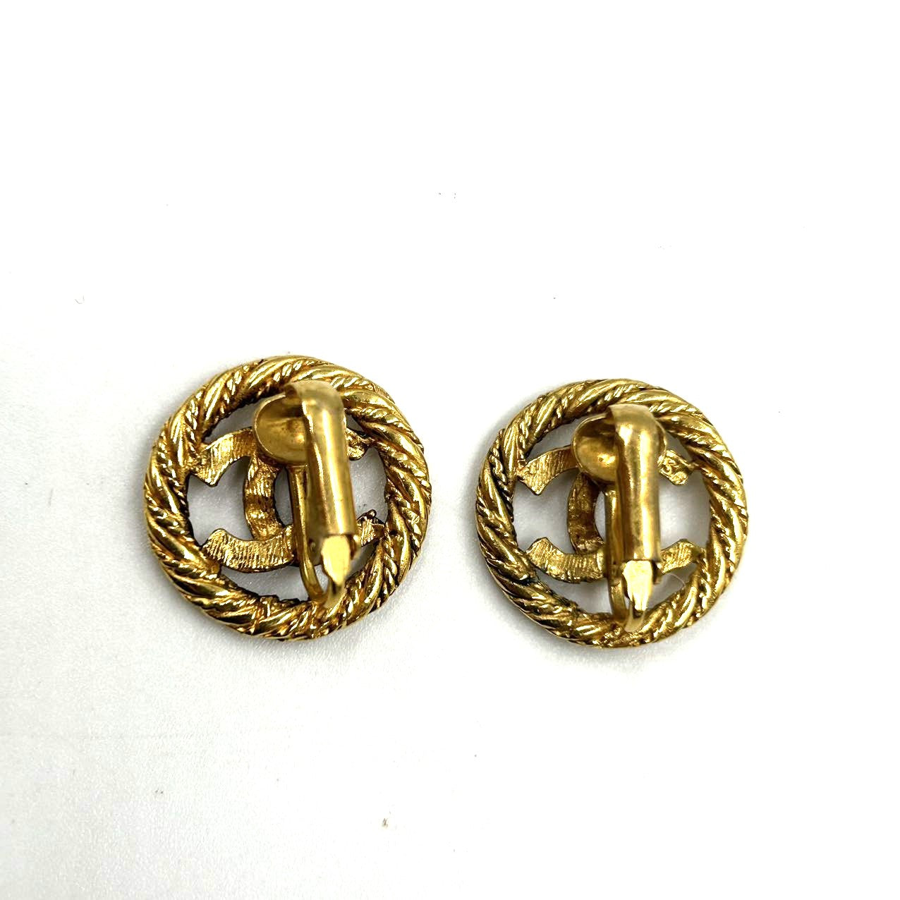 CHANEL<br>Co Co Mark Earrings