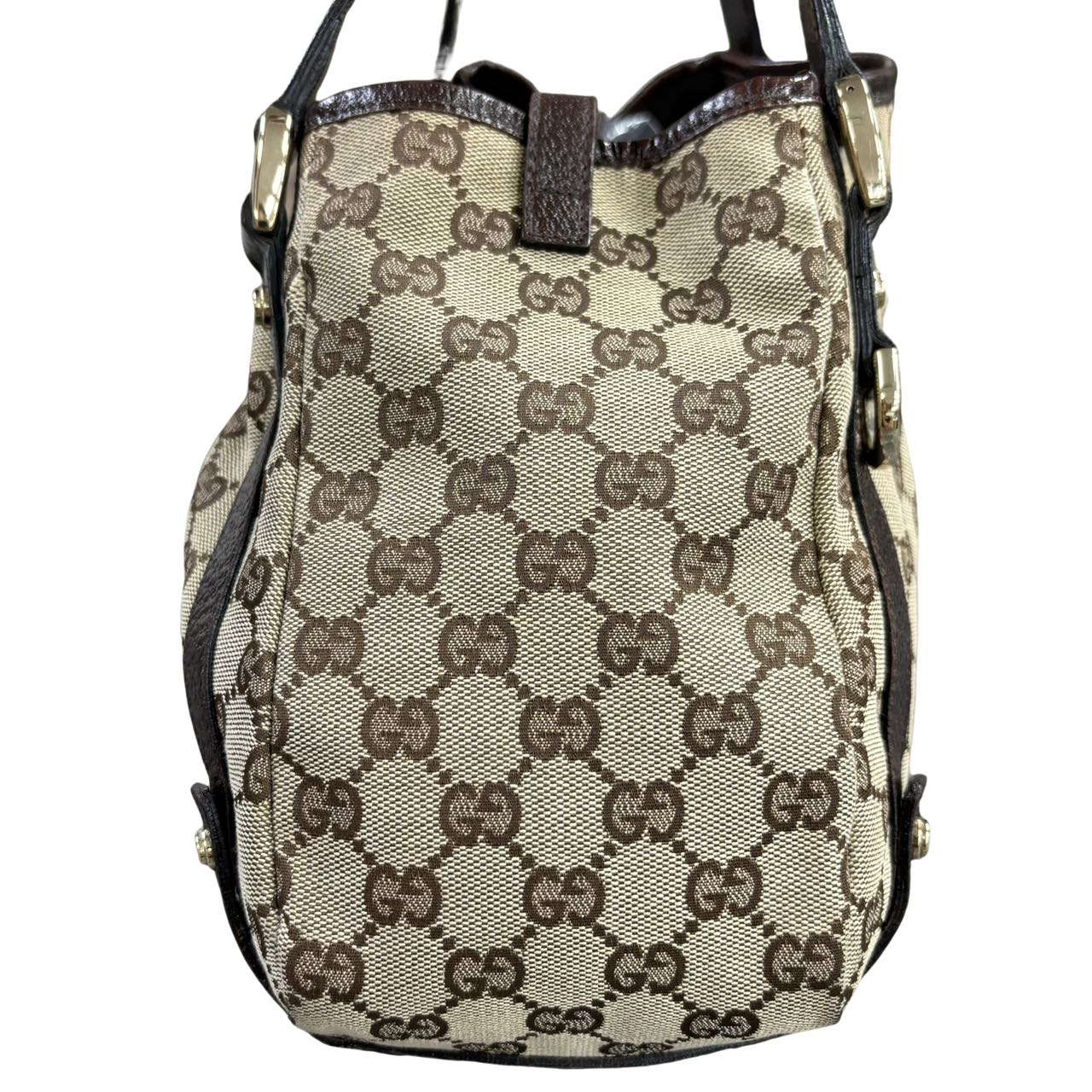 GUCCI<br> Tote Aus Canvas Mit GG