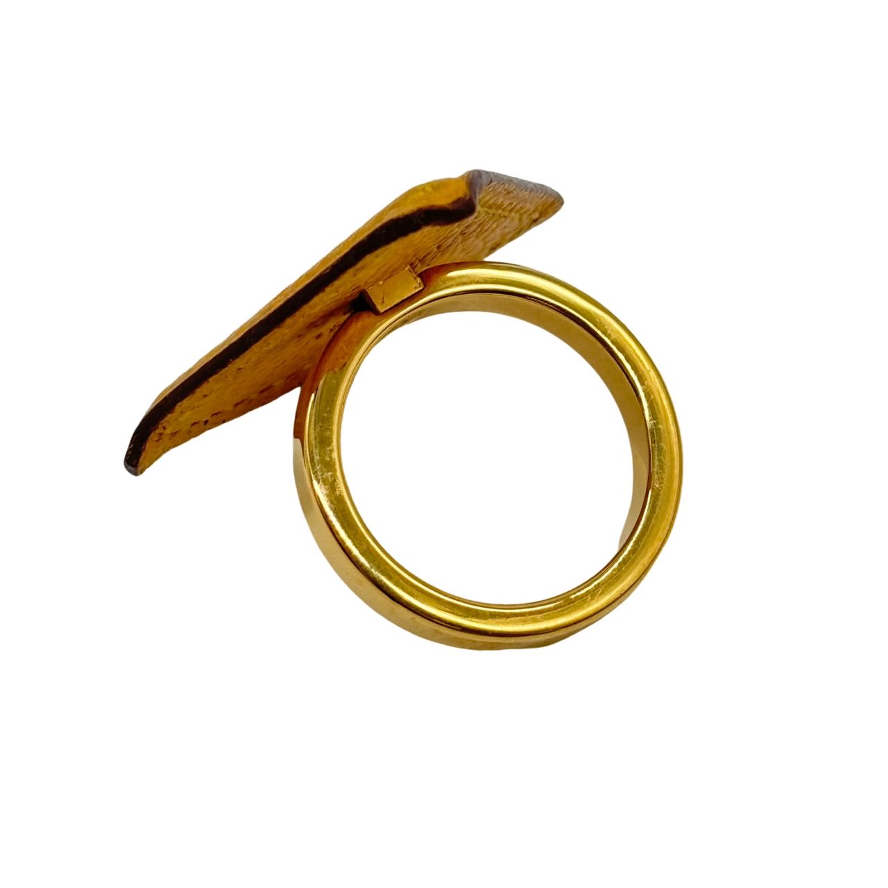 HERMÈS<br> Bague Foulard